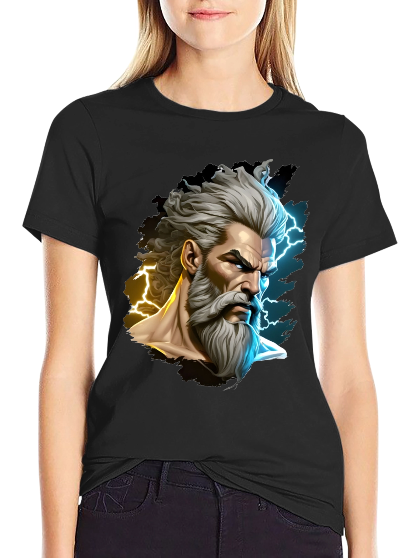 Zeus Graphic T-Shirt - God of Thunder Tee