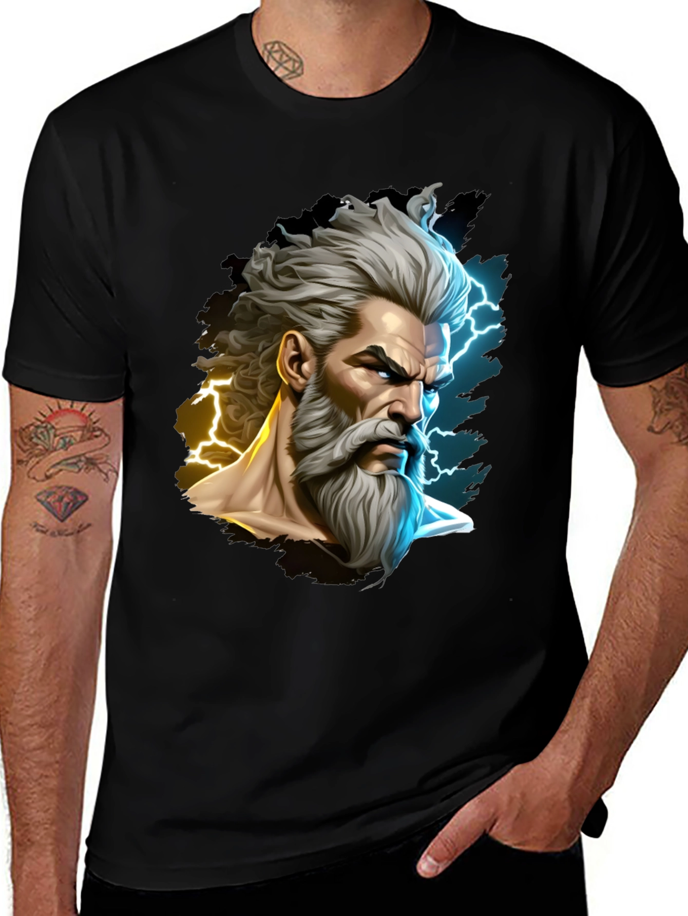 Zeus Graphic T-Shirt - God of Thunder Tee