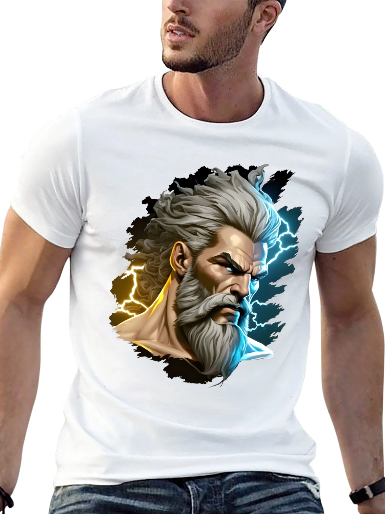 Zeus Graphic T-Shirt - God of Thunder Tee