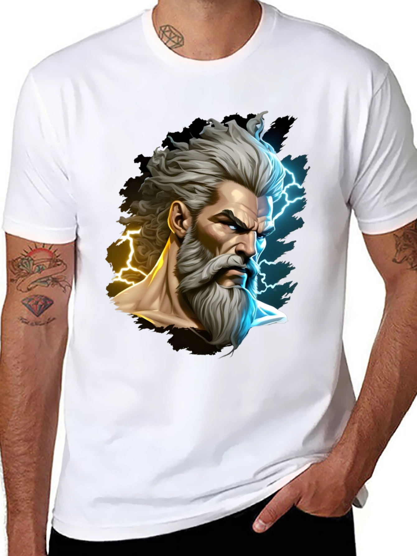 Zeus Graphic T-Shirt - God of Thunder Tee