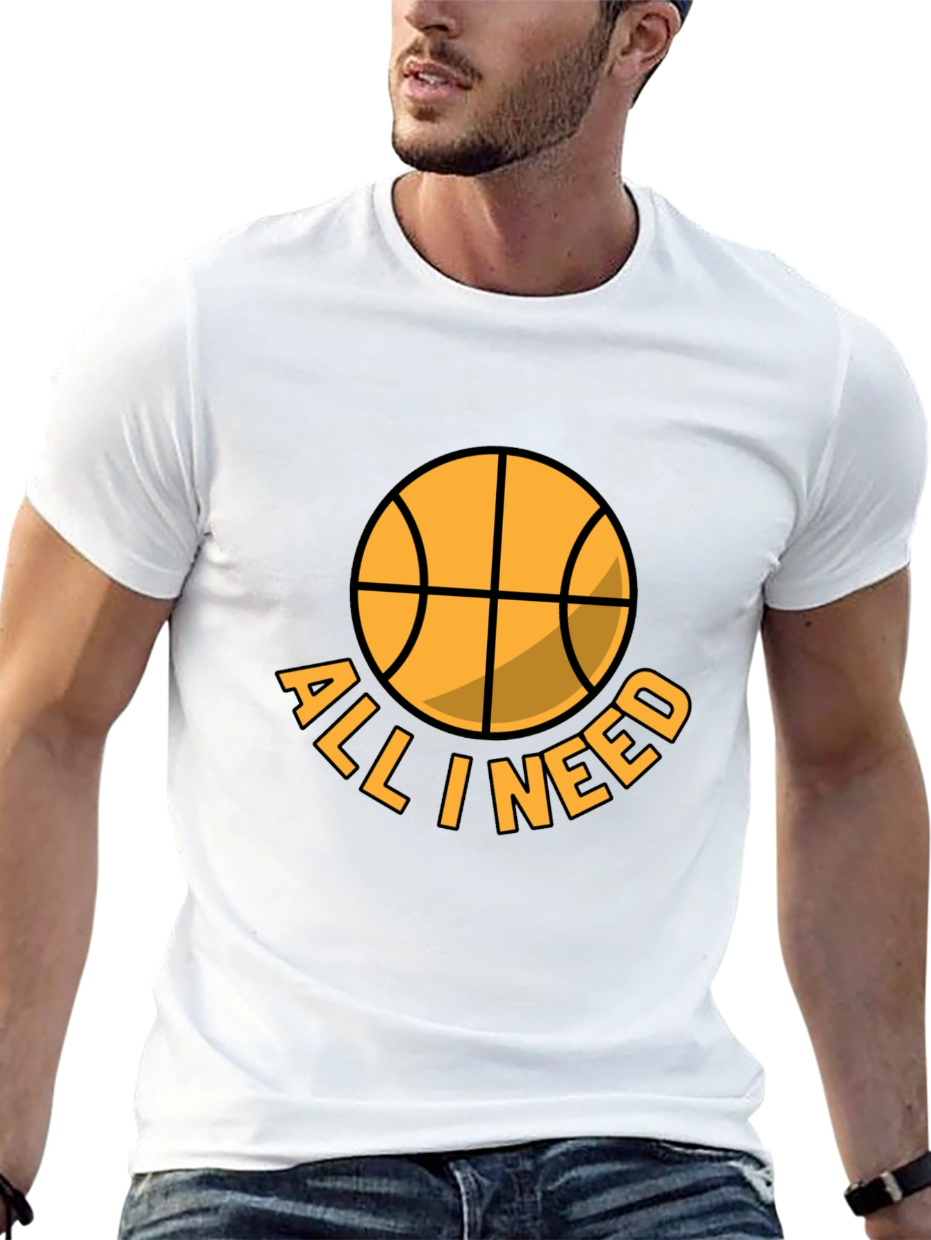 Basketball Graphic Tee - All I Need T-Shirt