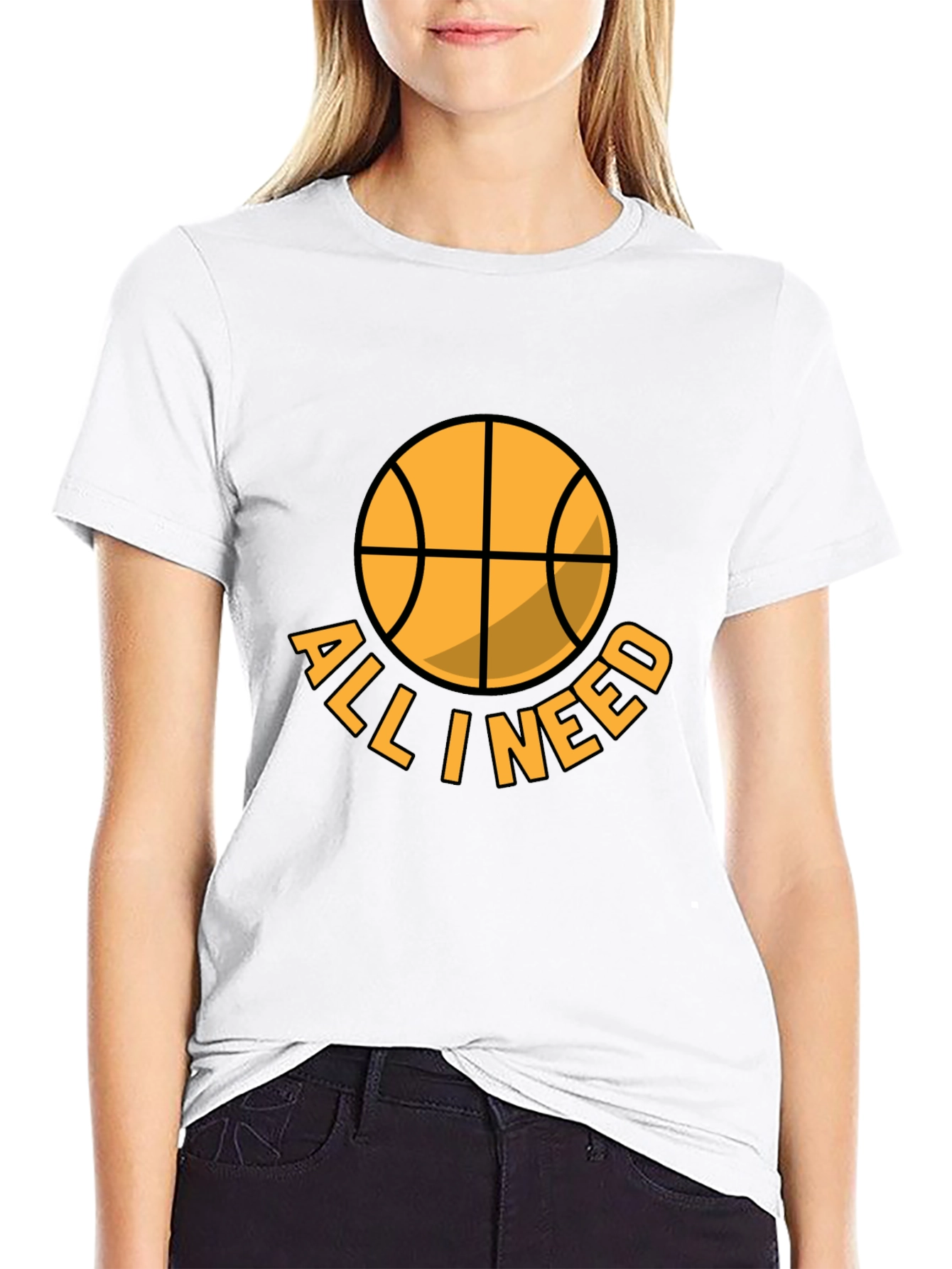 Basketball Graphic Tee - All I Need T-Shirt