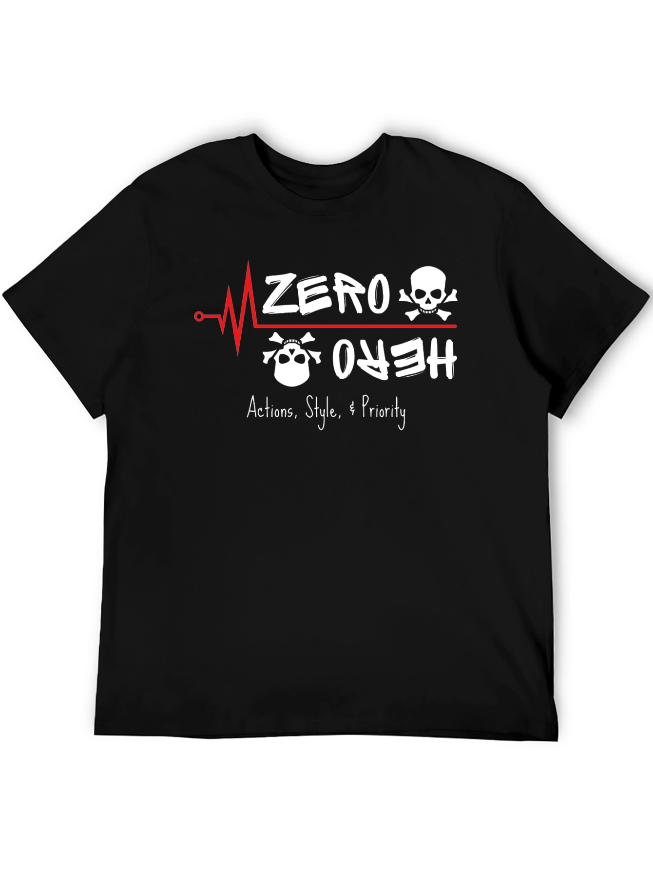 Zero Ouch Hero T-Shirt - Funny Graphic Tee