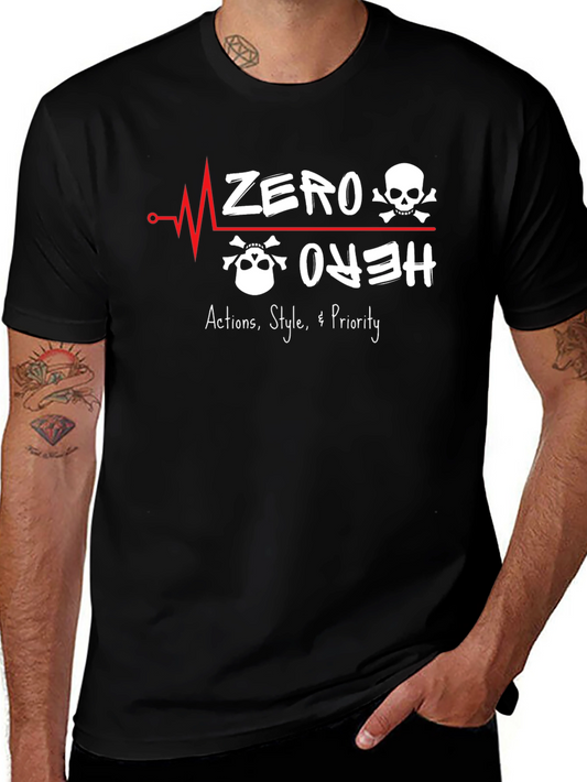 Zero Ouch Hero T-Shirt - Funny Graphic Tee
