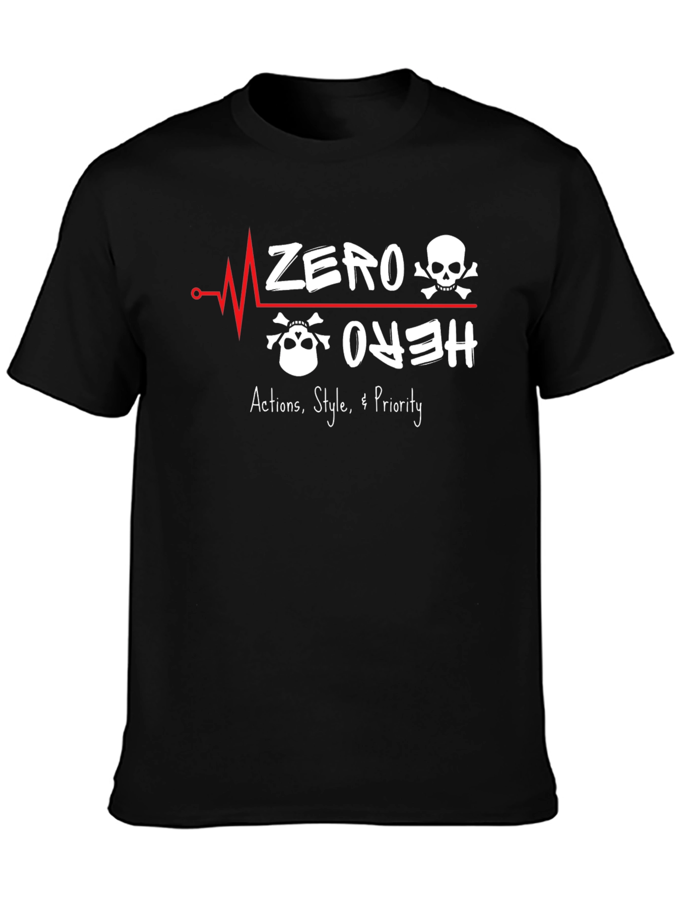 Zero Ouch Hero T-Shirt - Funny Graphic Tee