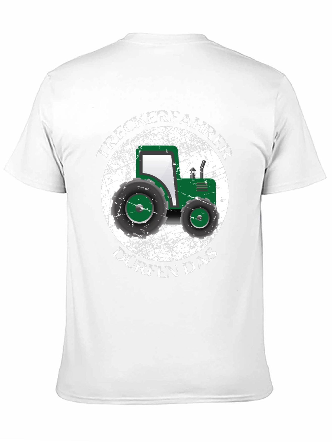 Tractor Driver Black T-Shirt
