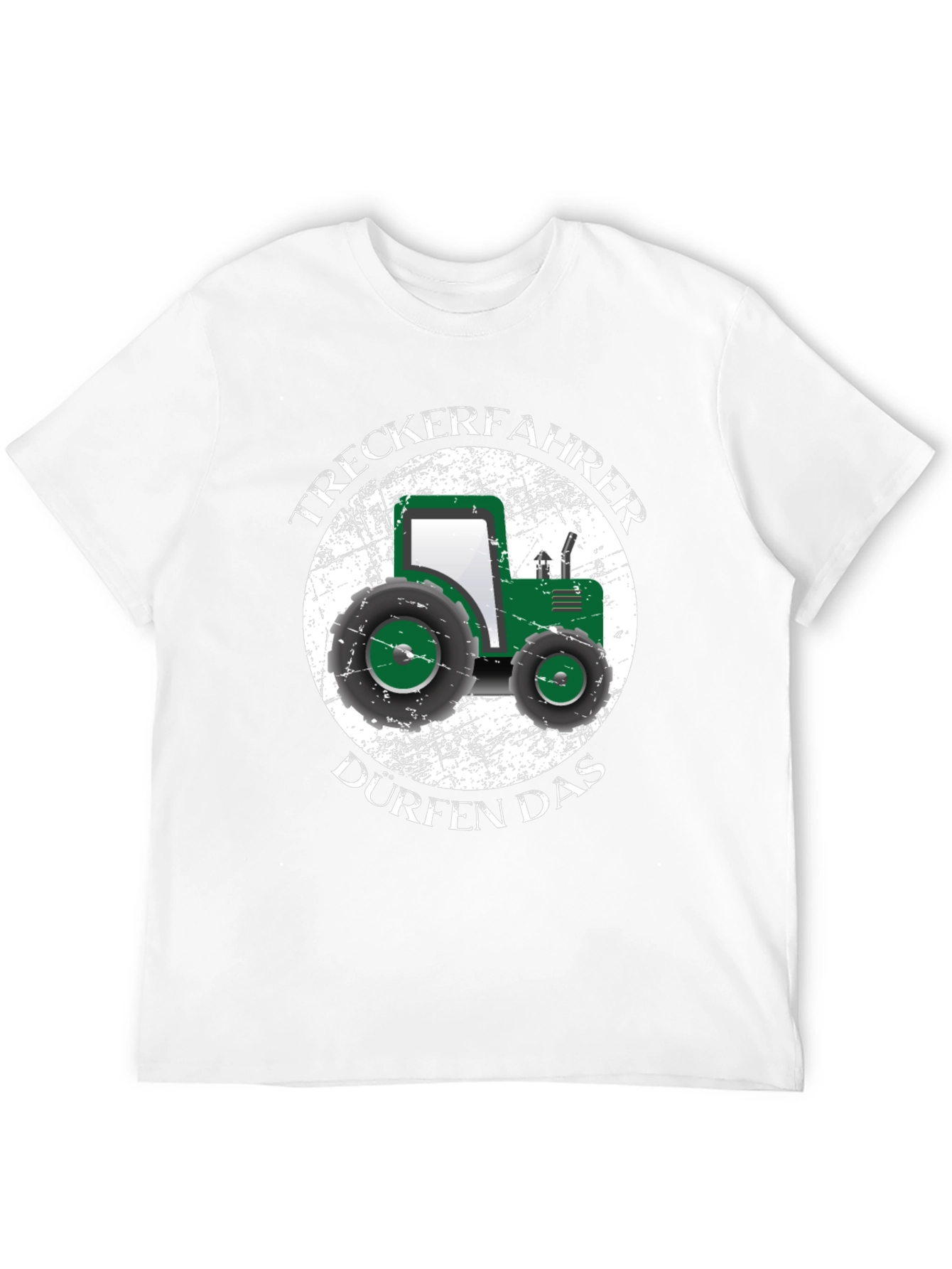 Tractor Driver Black T-Shirt