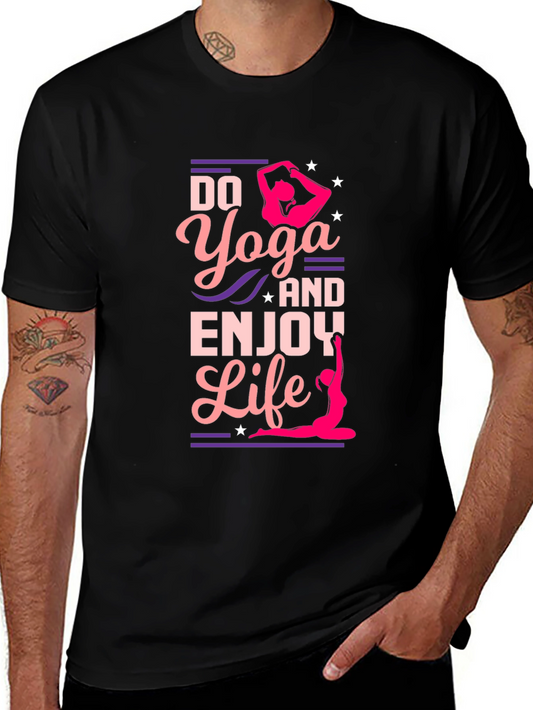 Yoga Life Black Graphic Tee