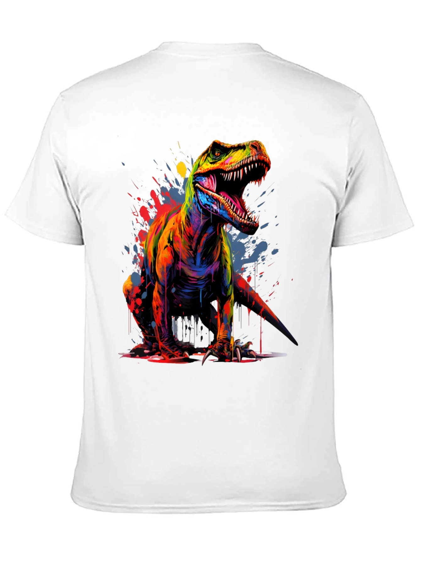 Vibrant T-Rex Graphic Tee - Bold Dinosaur Design