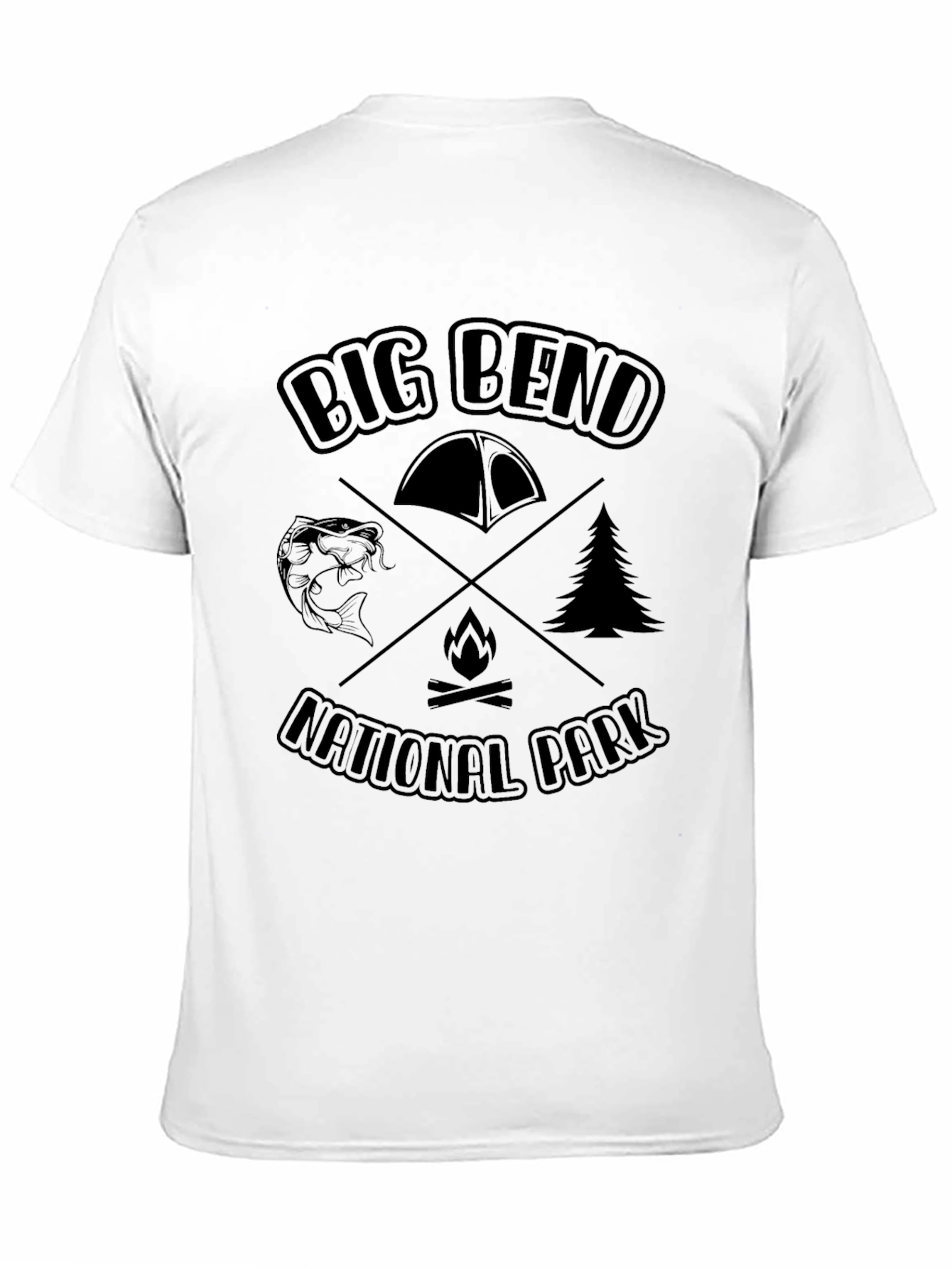 Big Bend National Park Camping Graphic T-Shirt