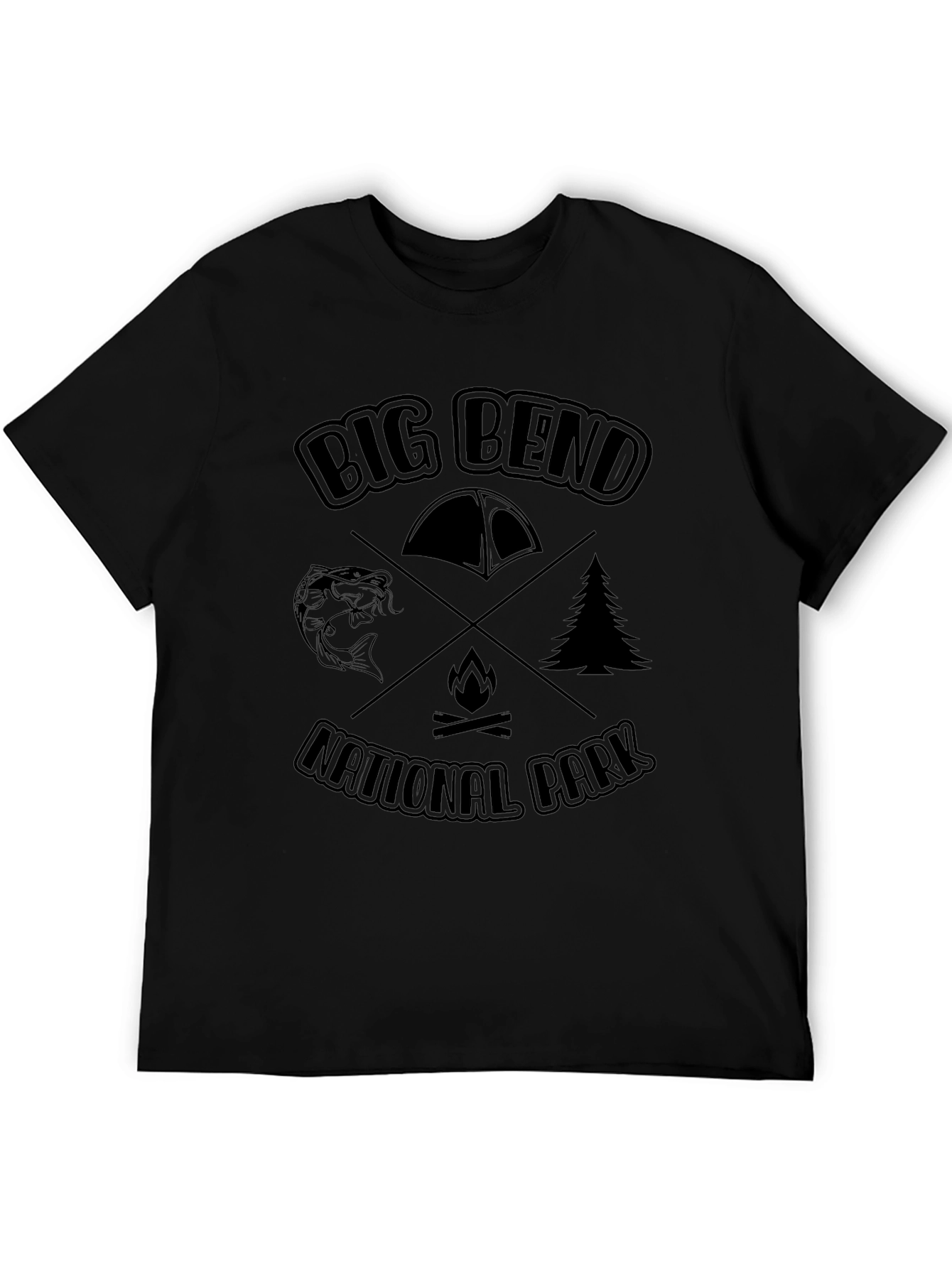 Big Bend National Park Camping Graphic T-Shirt