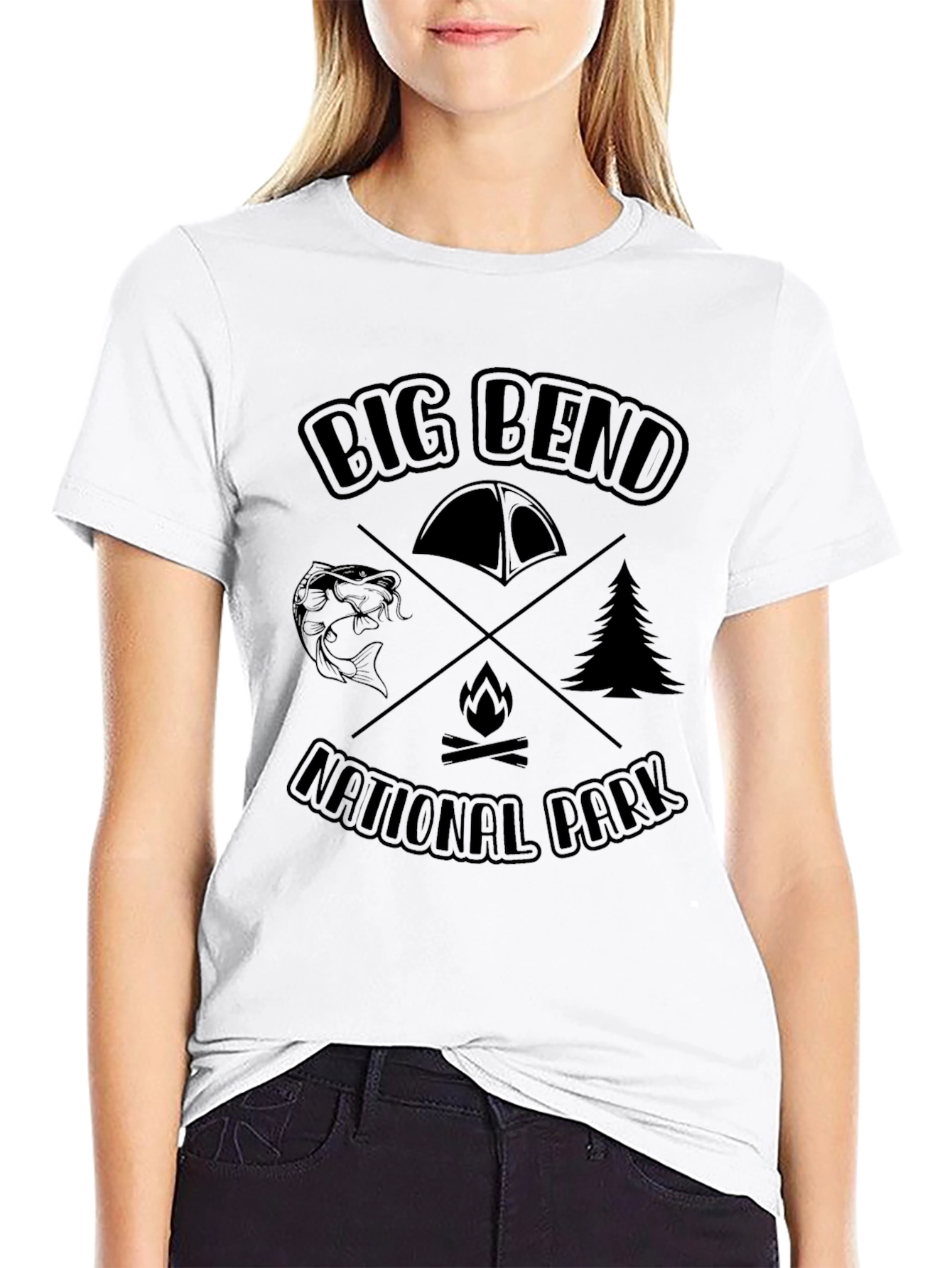 Big Bend National Park Camping Graphic T-Shirt