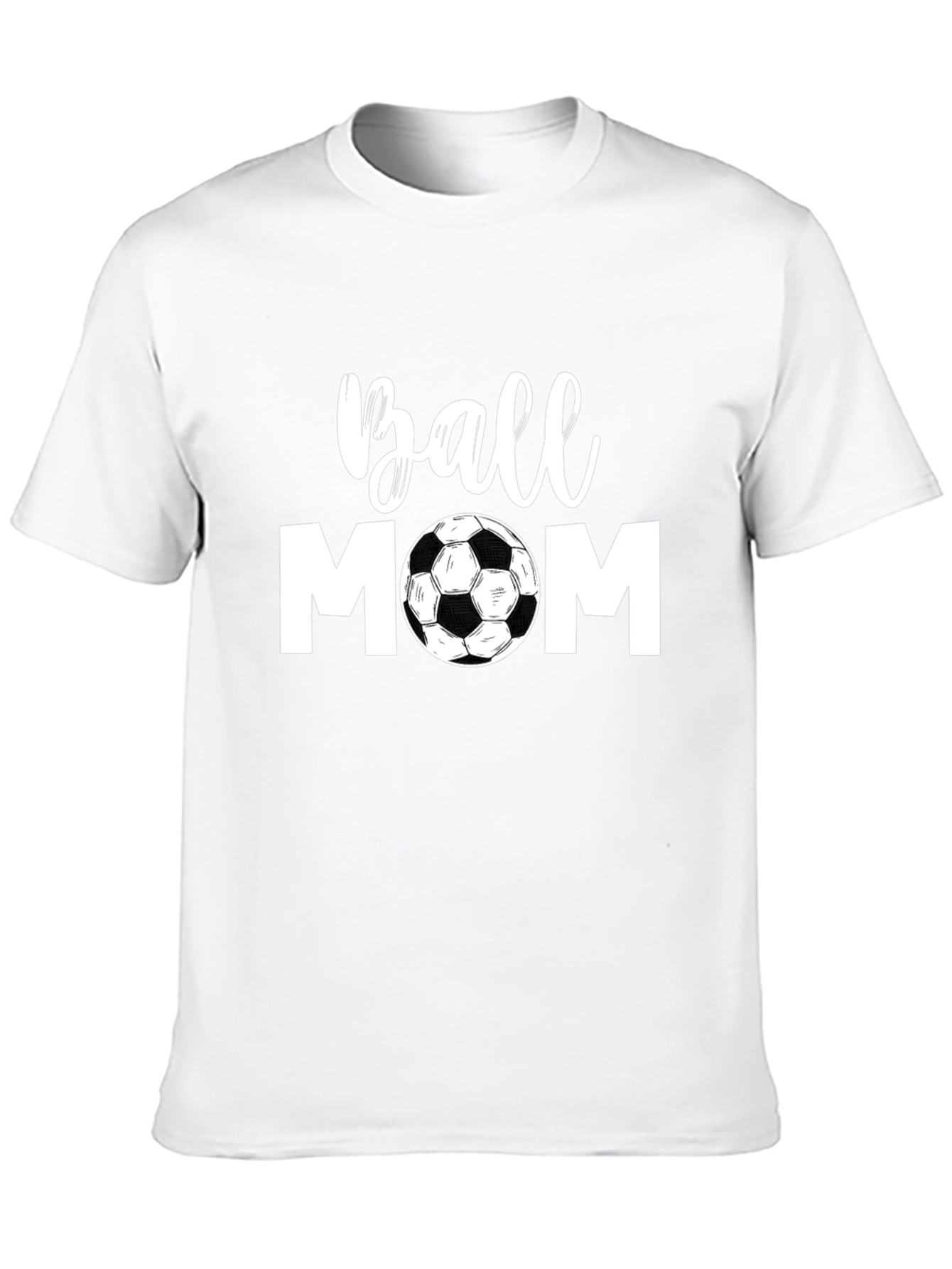 Ball Mom T-Shirt - Soccer Design