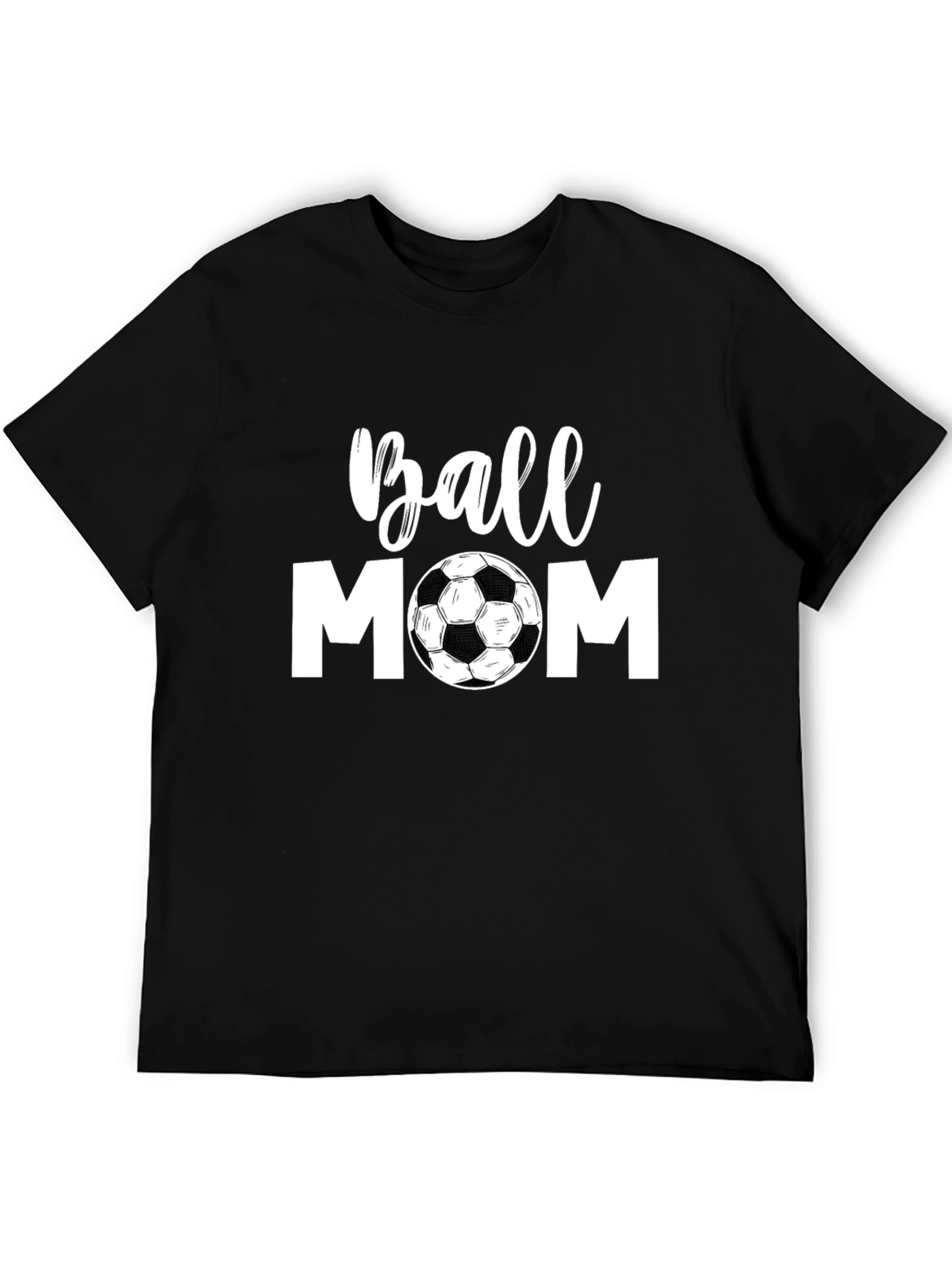 Ball Mom T-Shirt - Soccer Design