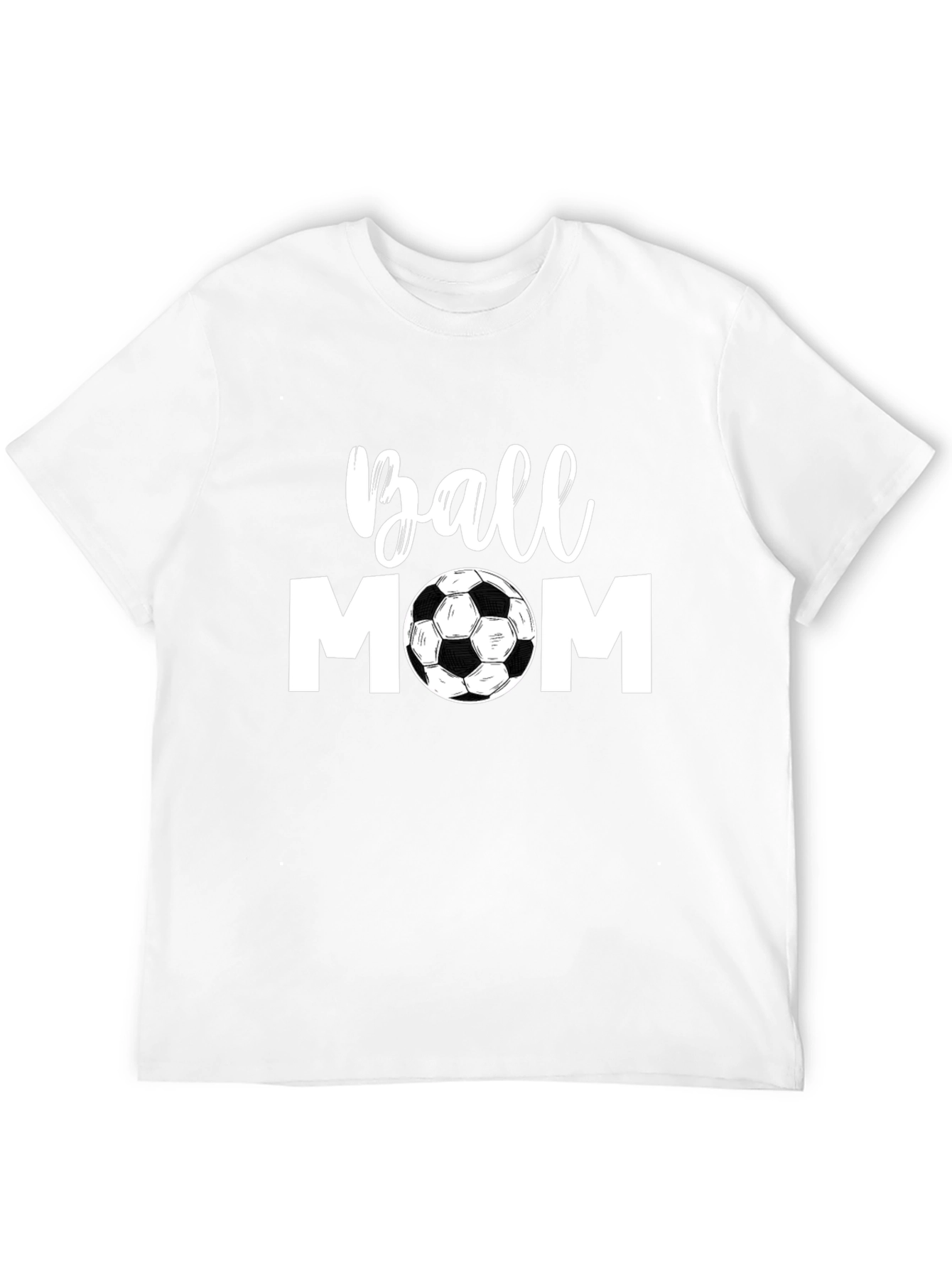 Ball Mom T-Shirt - Soccer Design