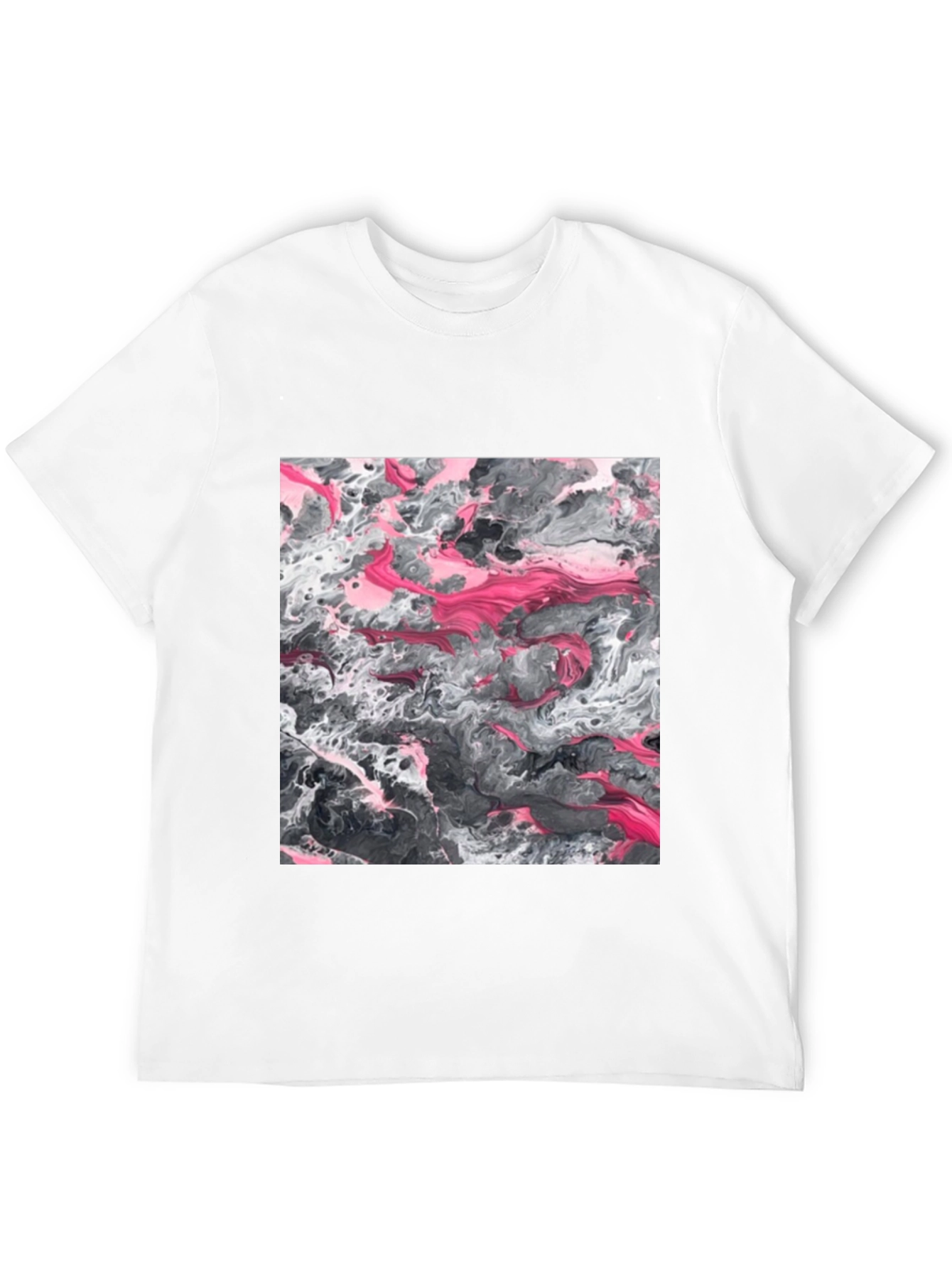 Abstract Art Graphic Tee - Black Unisex T-Shirt