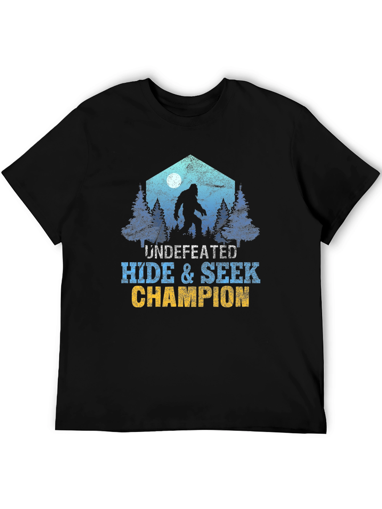 Undefeated Hide & Seek Champion Bigfoot T-Shirt