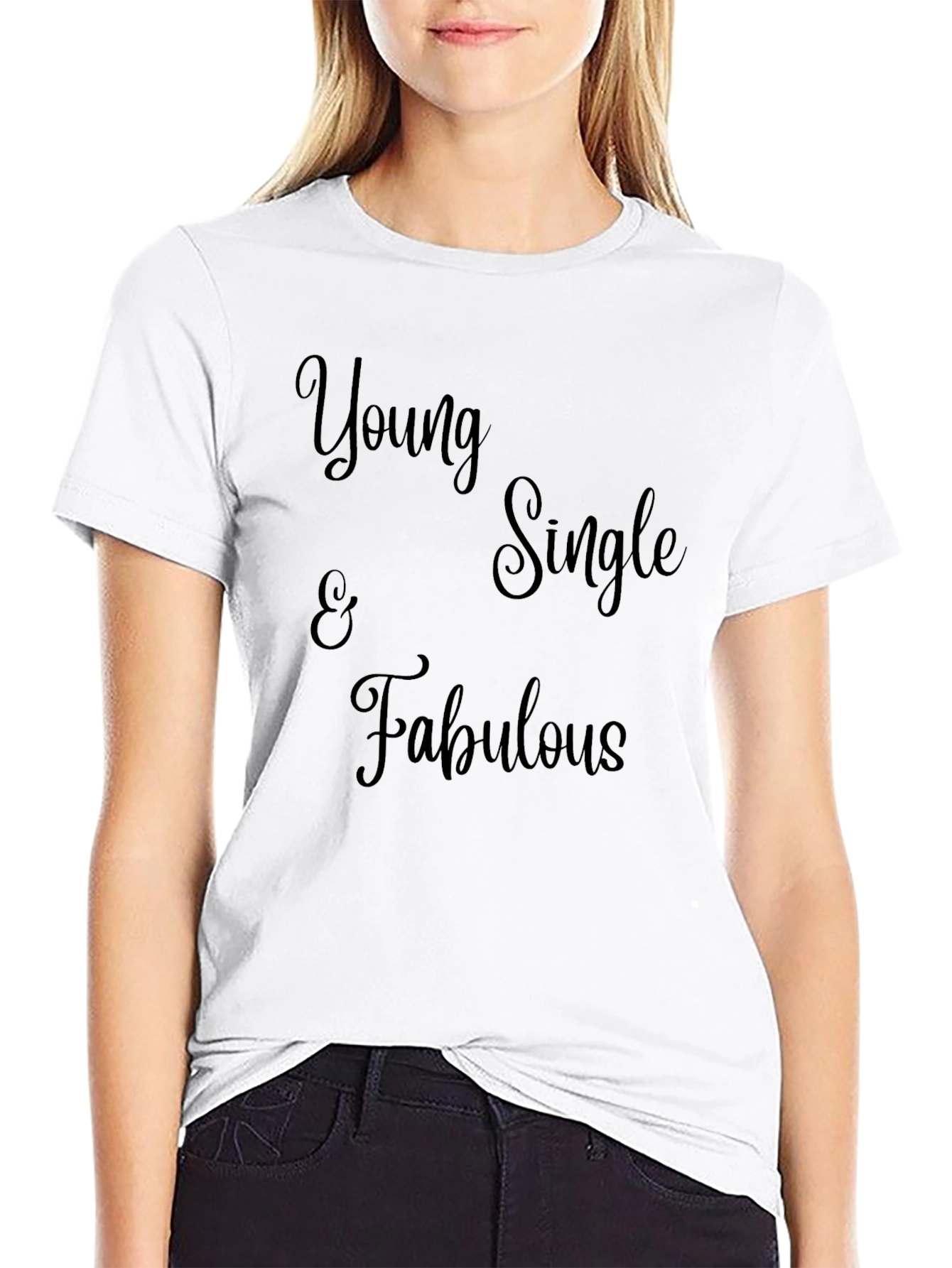 Young Single & Fabulous Black T-Shirt