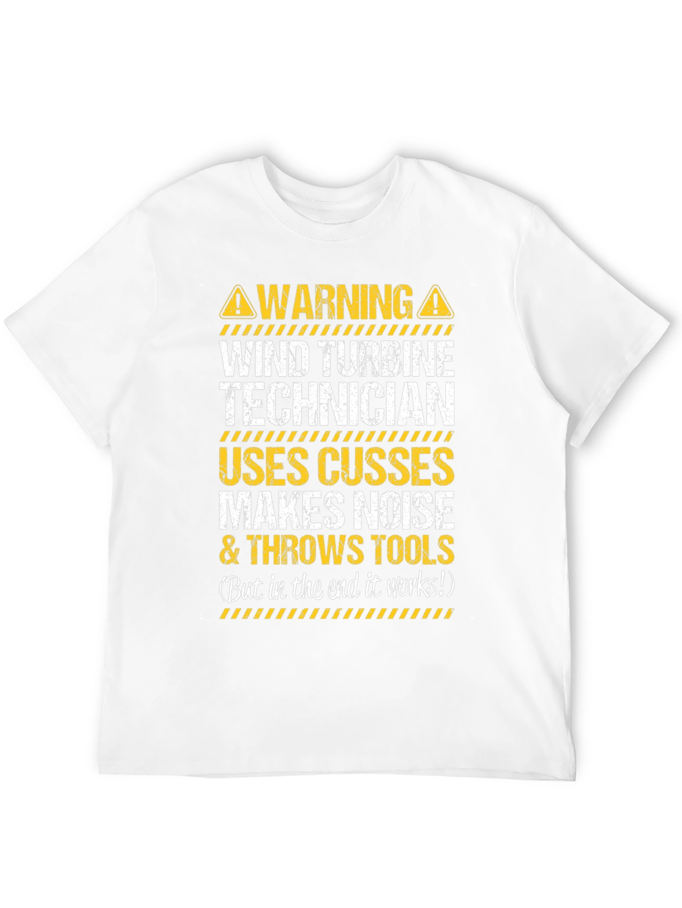 Warning Wind Turbine Technician T-Shirt