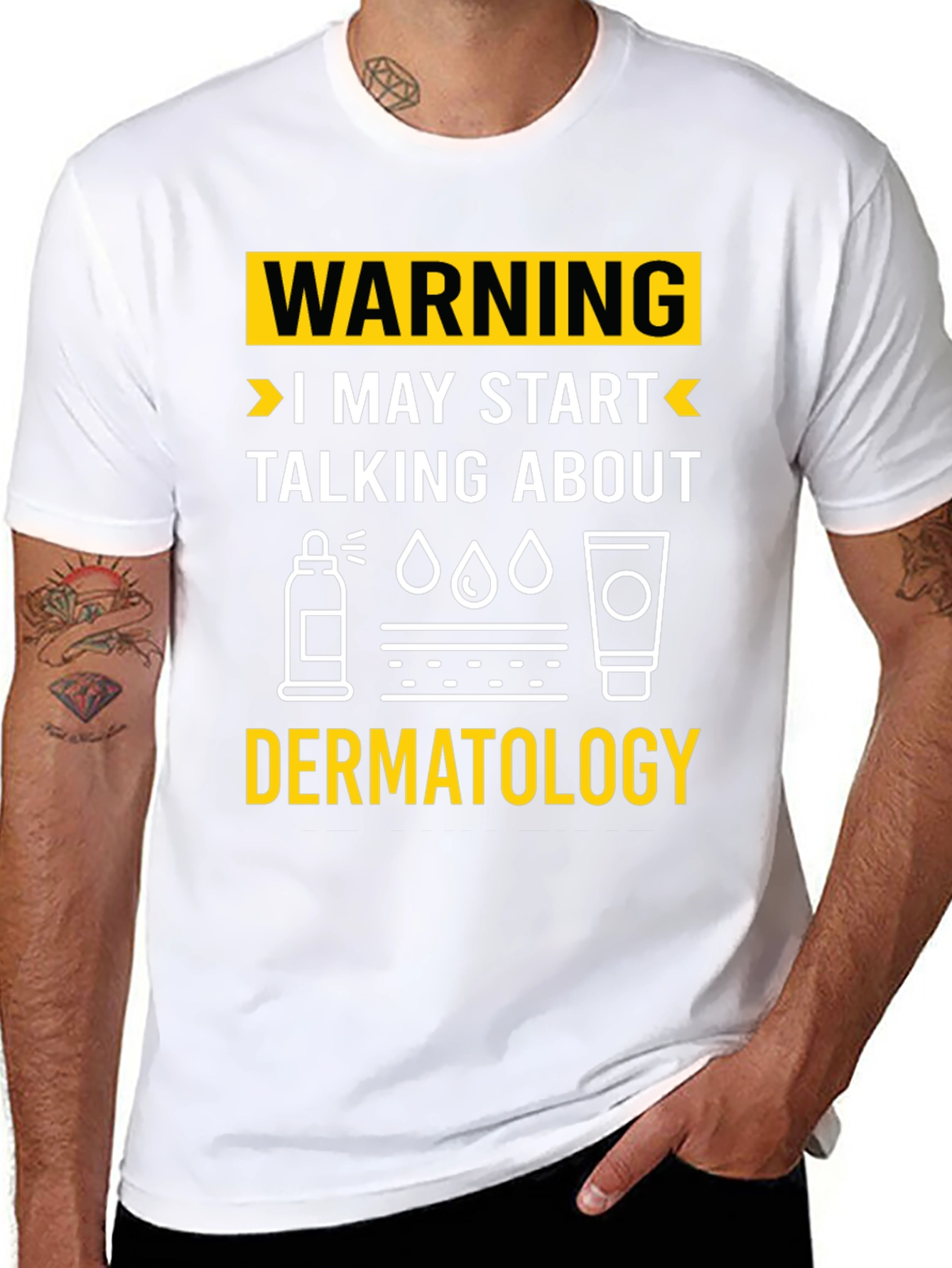 Warning Dermatology T-Shirt