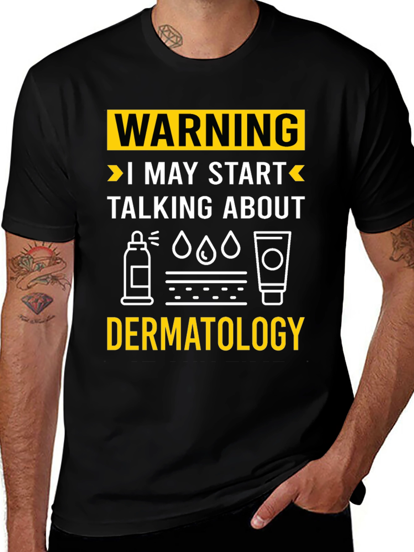 Warning Dermatology T-Shirt