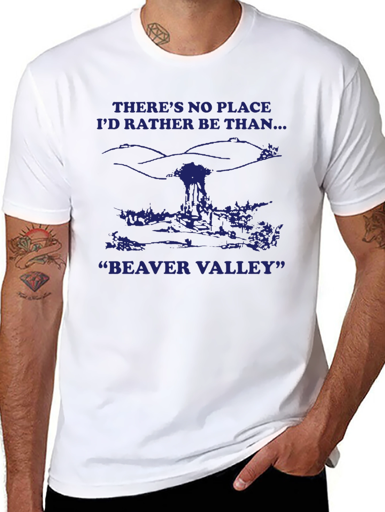 Beaver Valley Graphic T-Shirt - Black