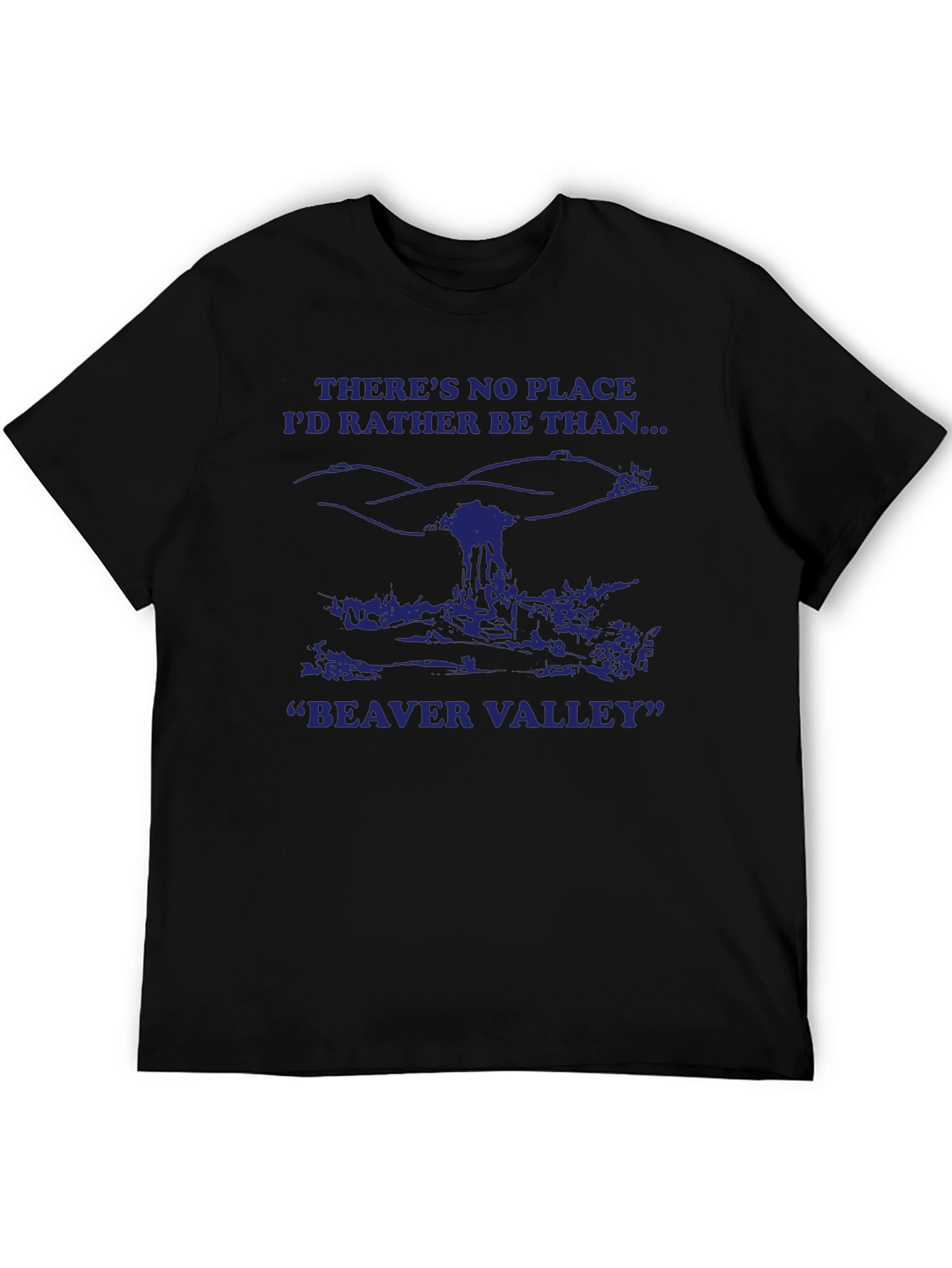 Beaver Valley Graphic T-Shirt - Black