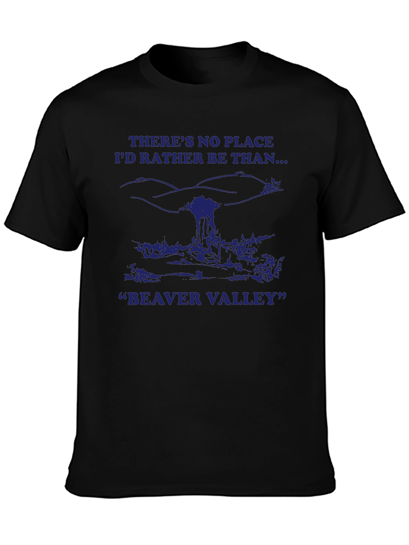 Beaver Valley Graphic T-Shirt - Black