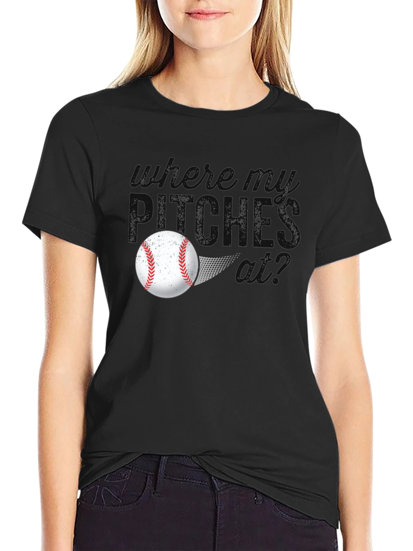 Where Do Pitches Go? Baseball T-Shirt