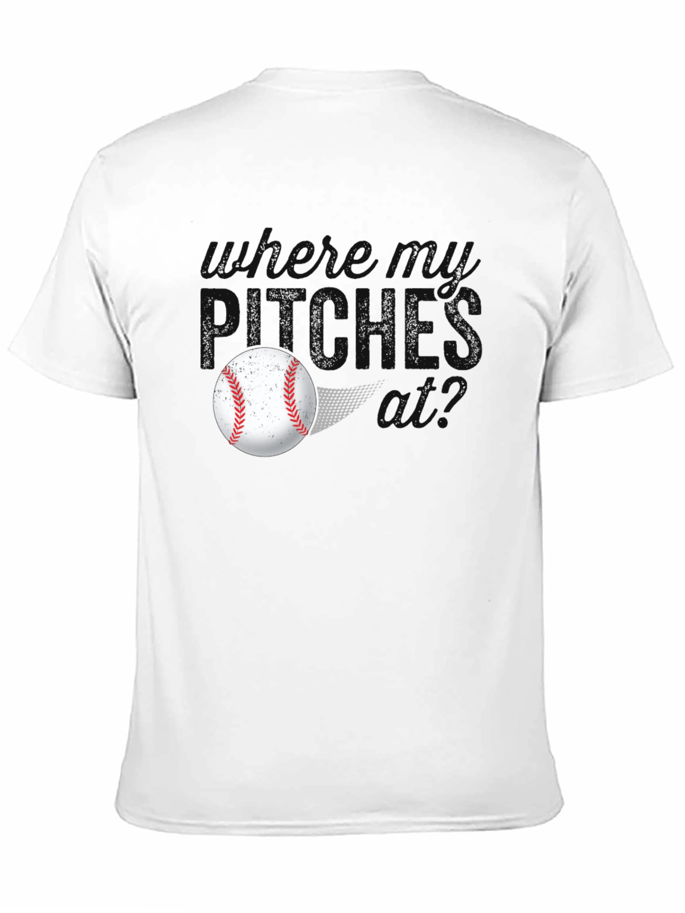 Where Do Pitches Go? Baseball T-Shirt