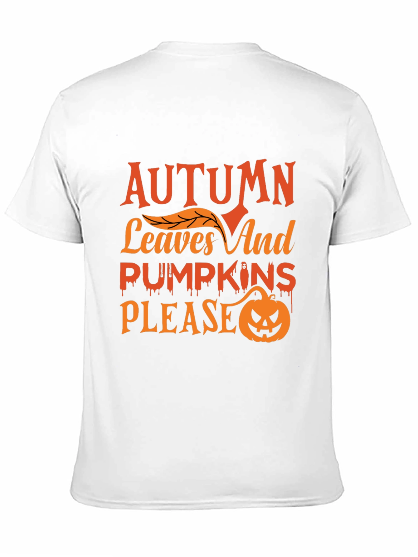 Autumn Leaves & Pumpkins Graphic Tee