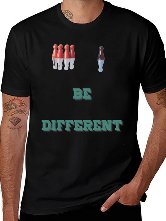 Be Different T-Shirt Bowling Pin Graphic Tee