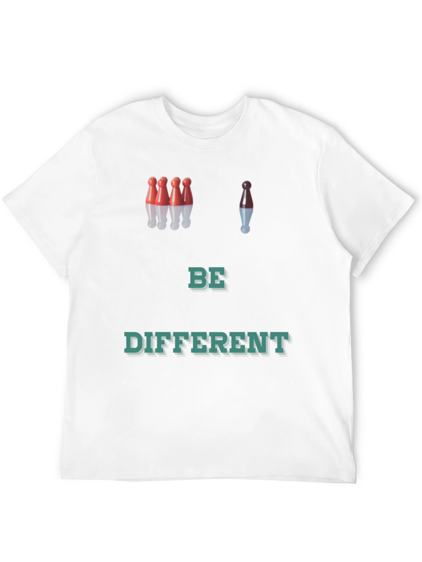 Be Different T-Shirt Bowling Pin Graphic Tee
