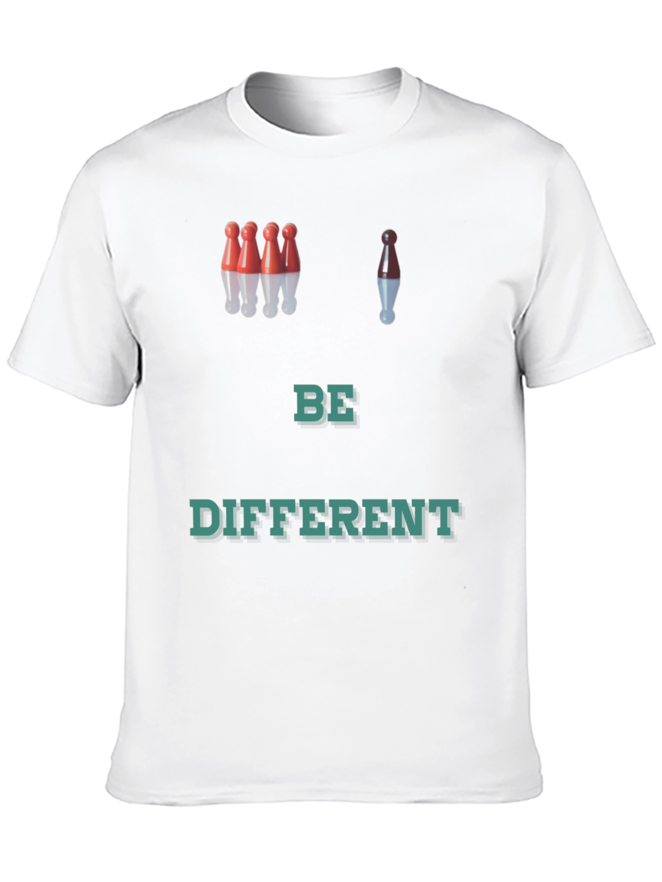 Be Different T-Shirt Bowling Pin Graphic Tee