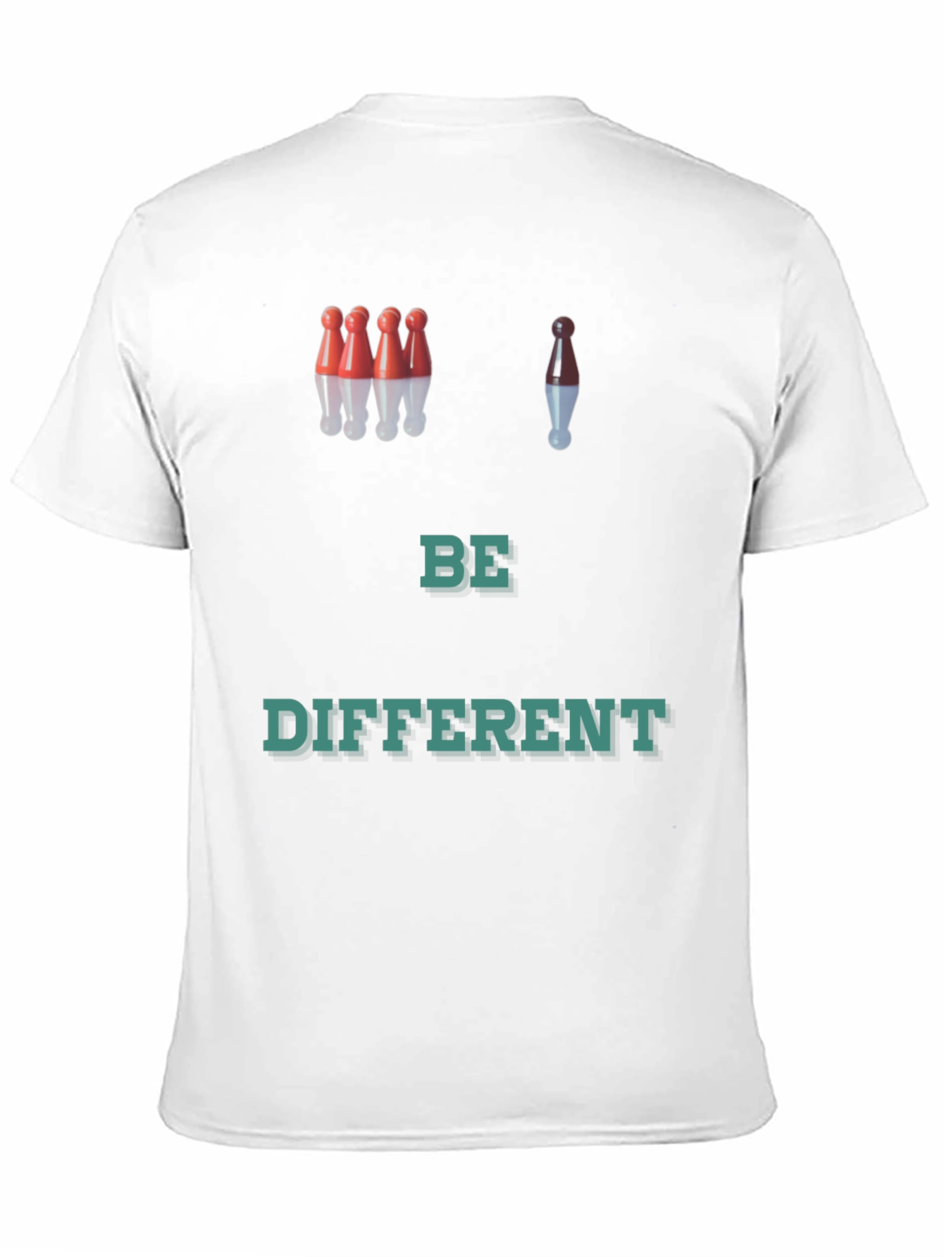 Be Different T-Shirt Bowling Pin Graphic Tee