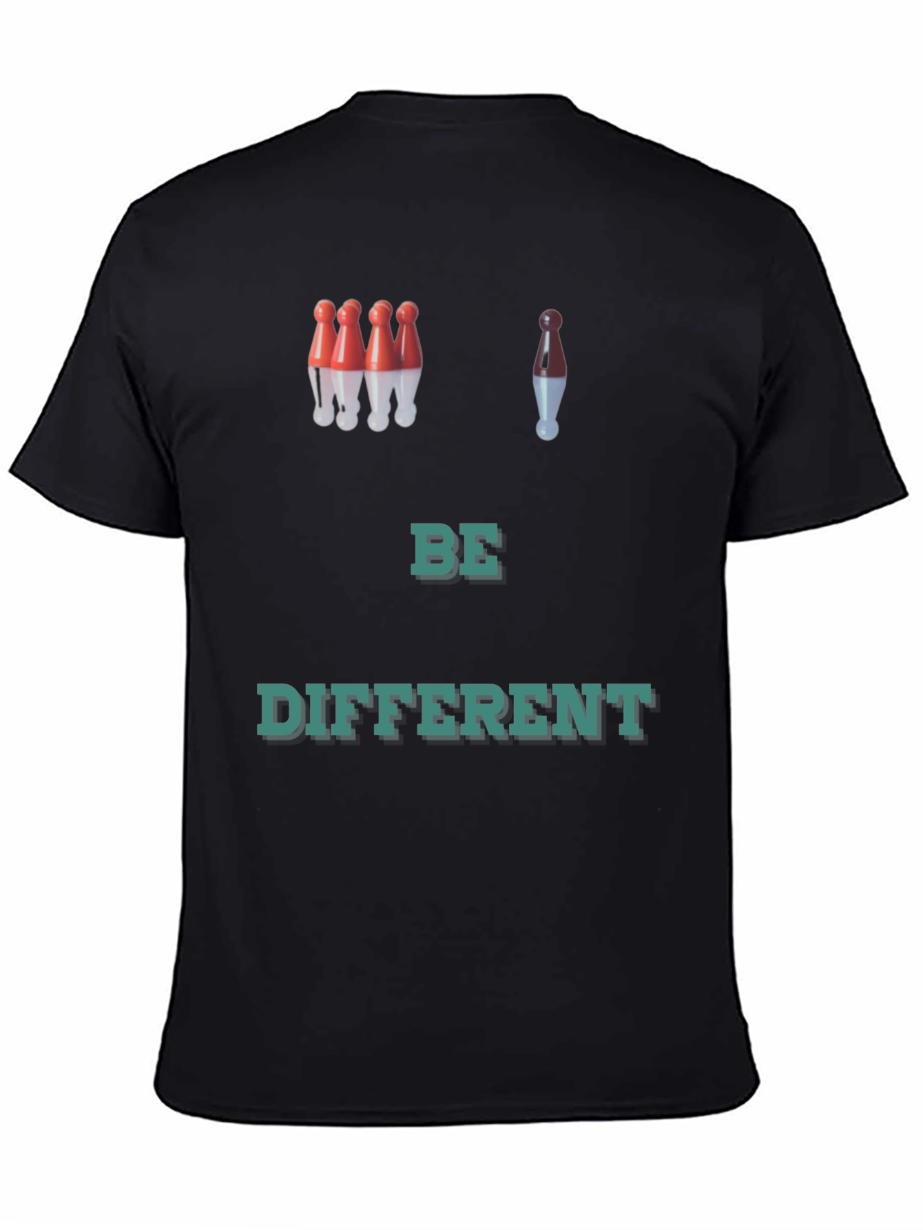 Be Different T-Shirt Bowling Pin Graphic Tee