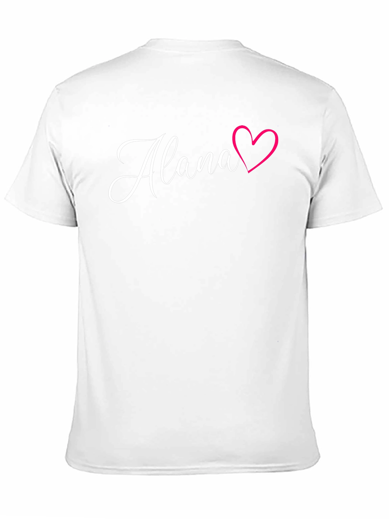 Alana Heart Graphic T-Shirt - Personalized