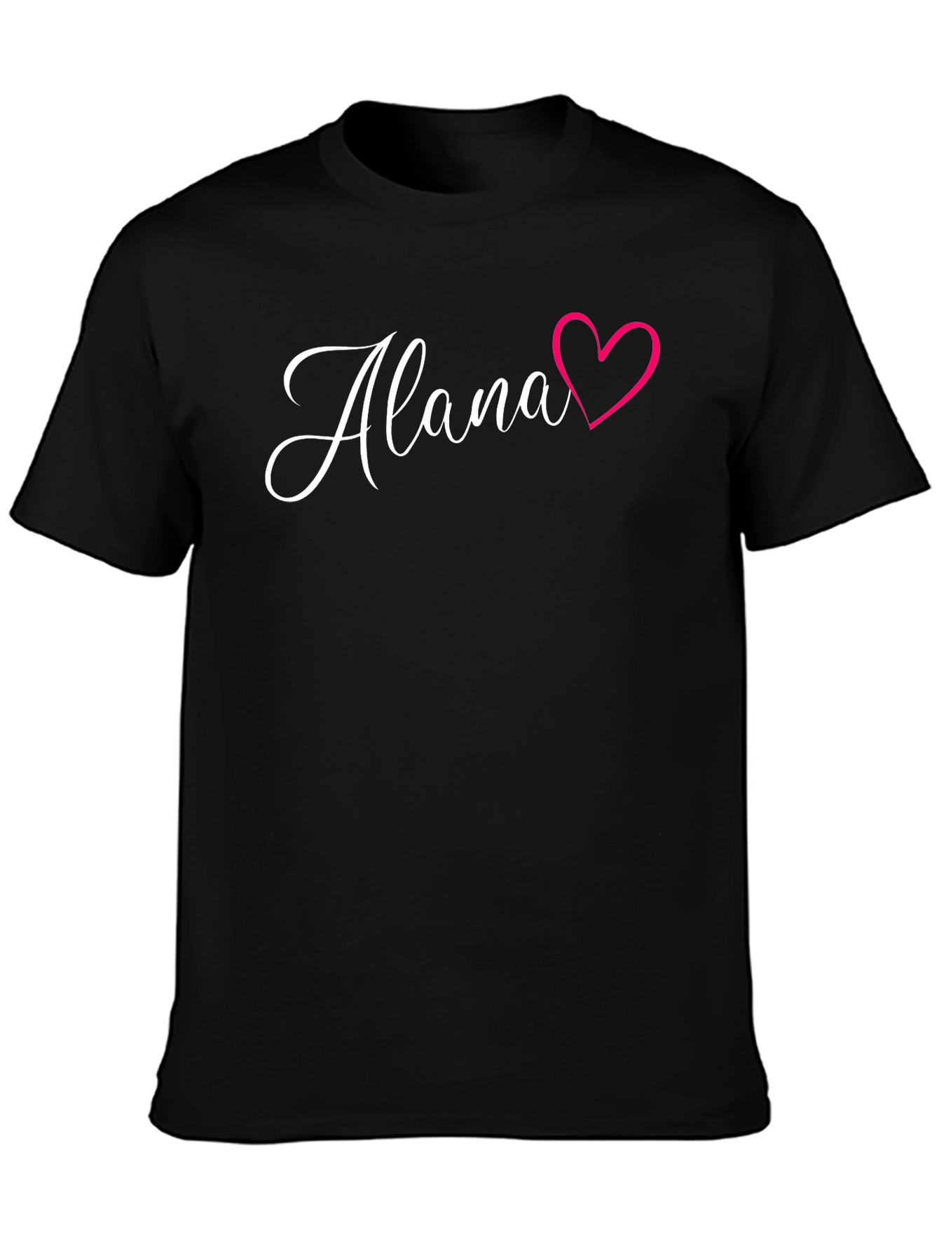 Alana Heart Graphic T-Shirt - Personalized