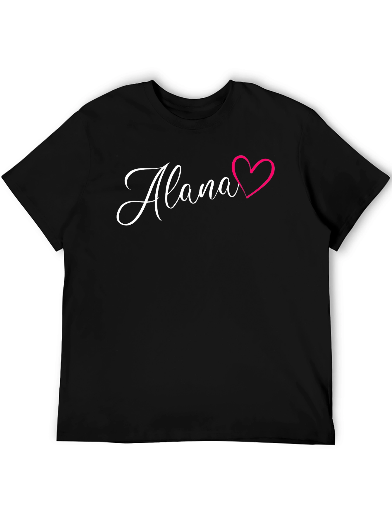 Alana Heart Graphic T-Shirt - Personalized