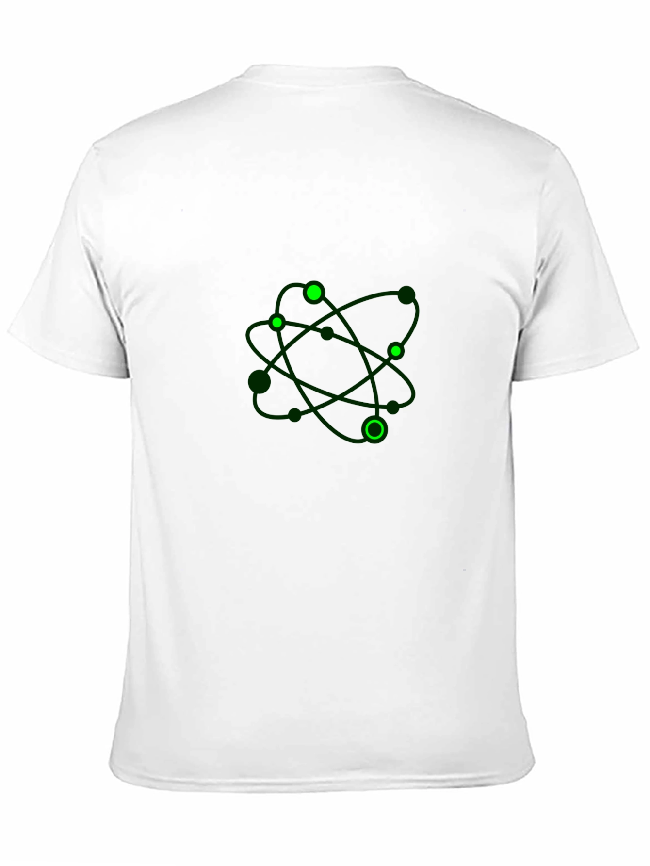 Atom Graphic Tee - Black Casual T-Shirt