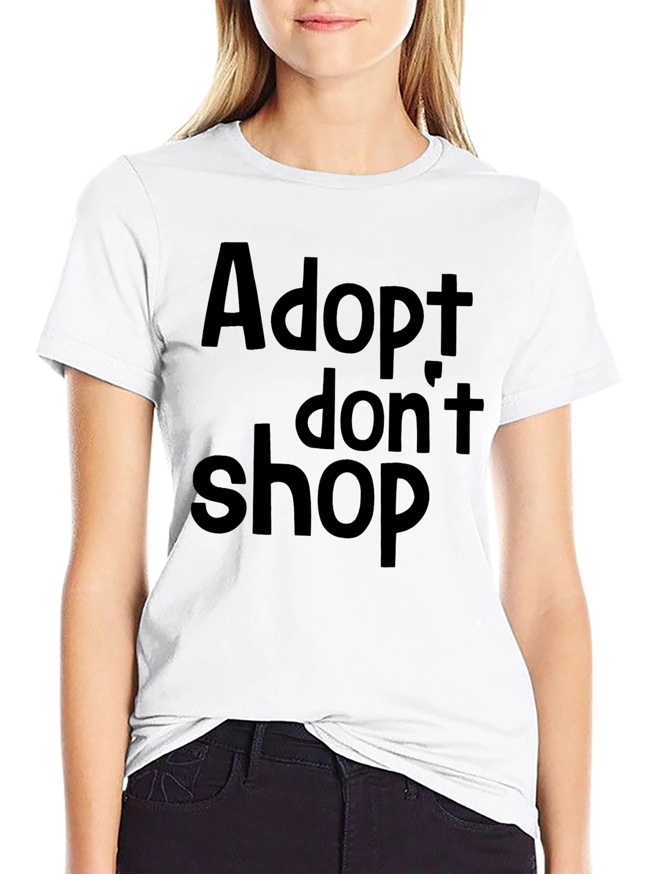 Adopt Dont Shop Graphic Tee