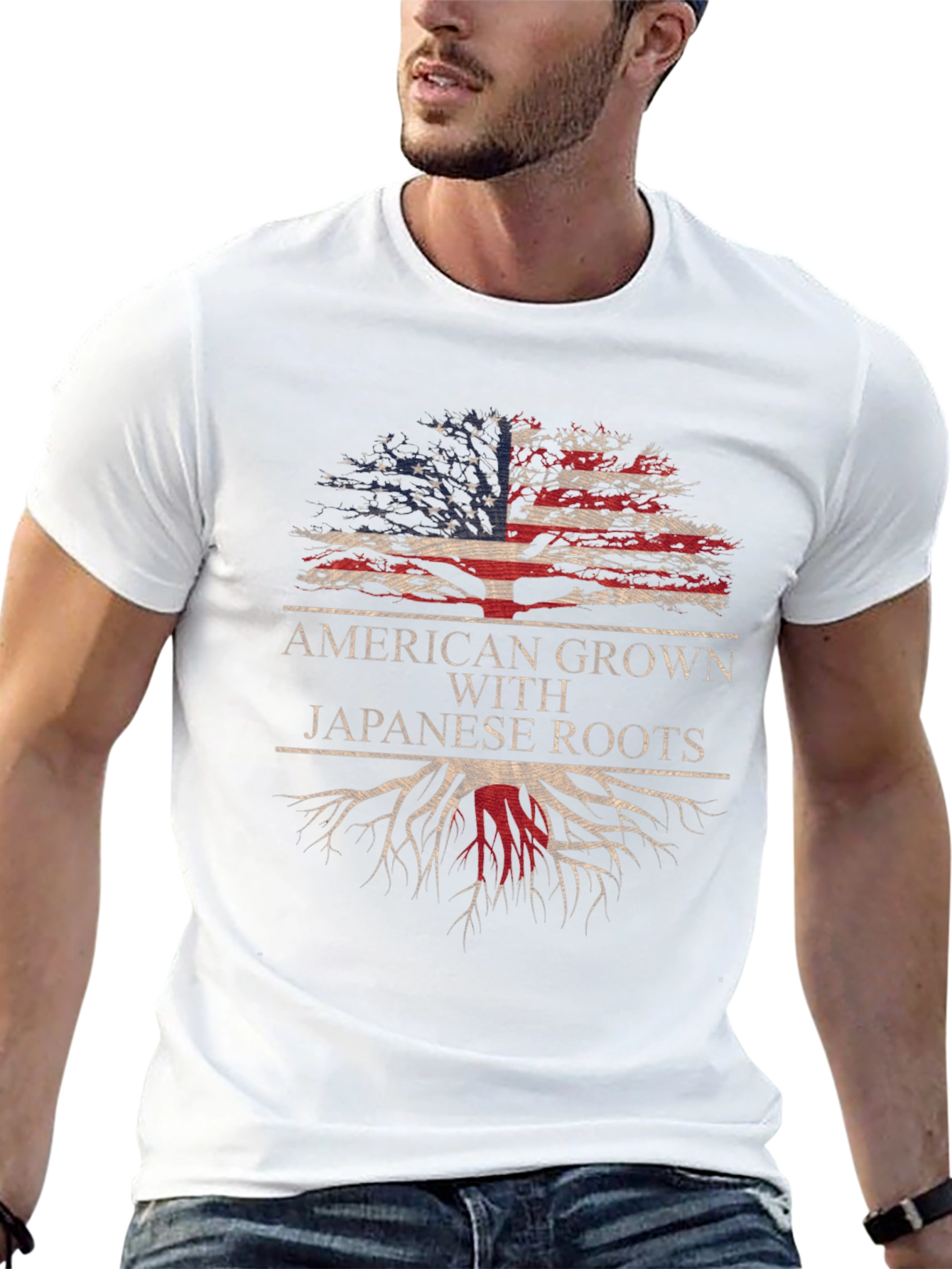 American Grown with Japanese Roots T-Shirt