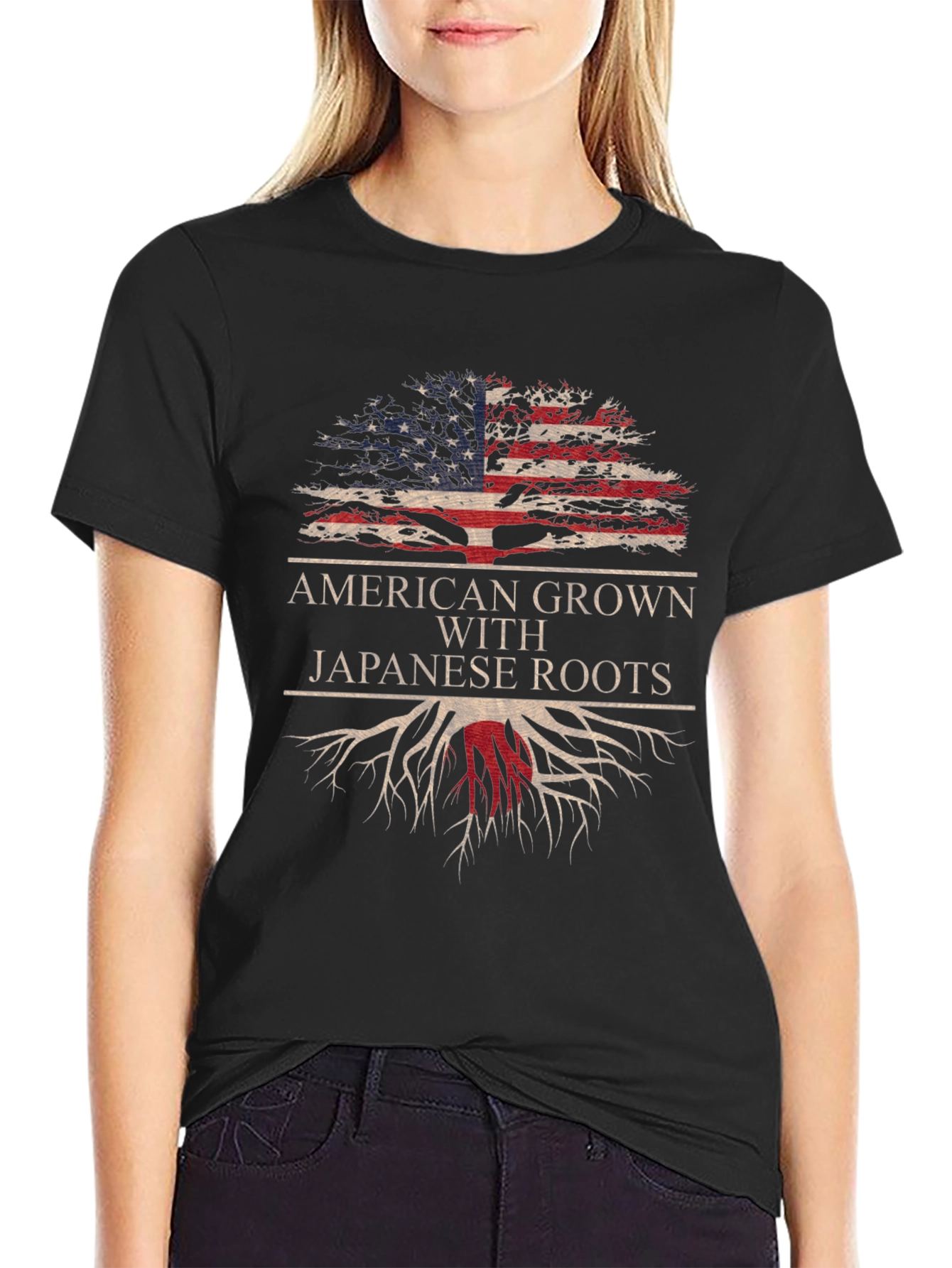 American Grown with Japanese Roots T-Shirt