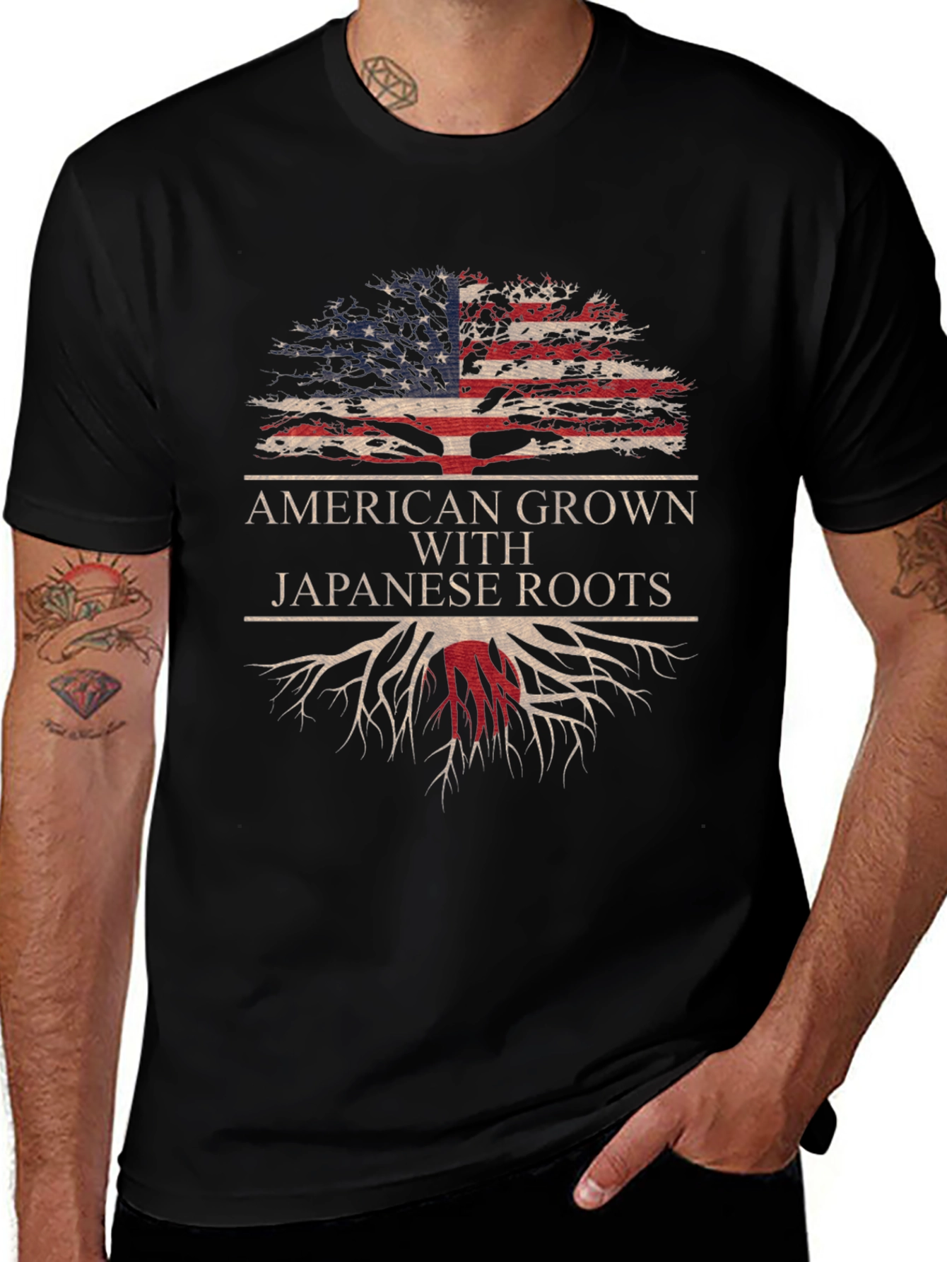 American Grown with Japanese Roots T-Shirt