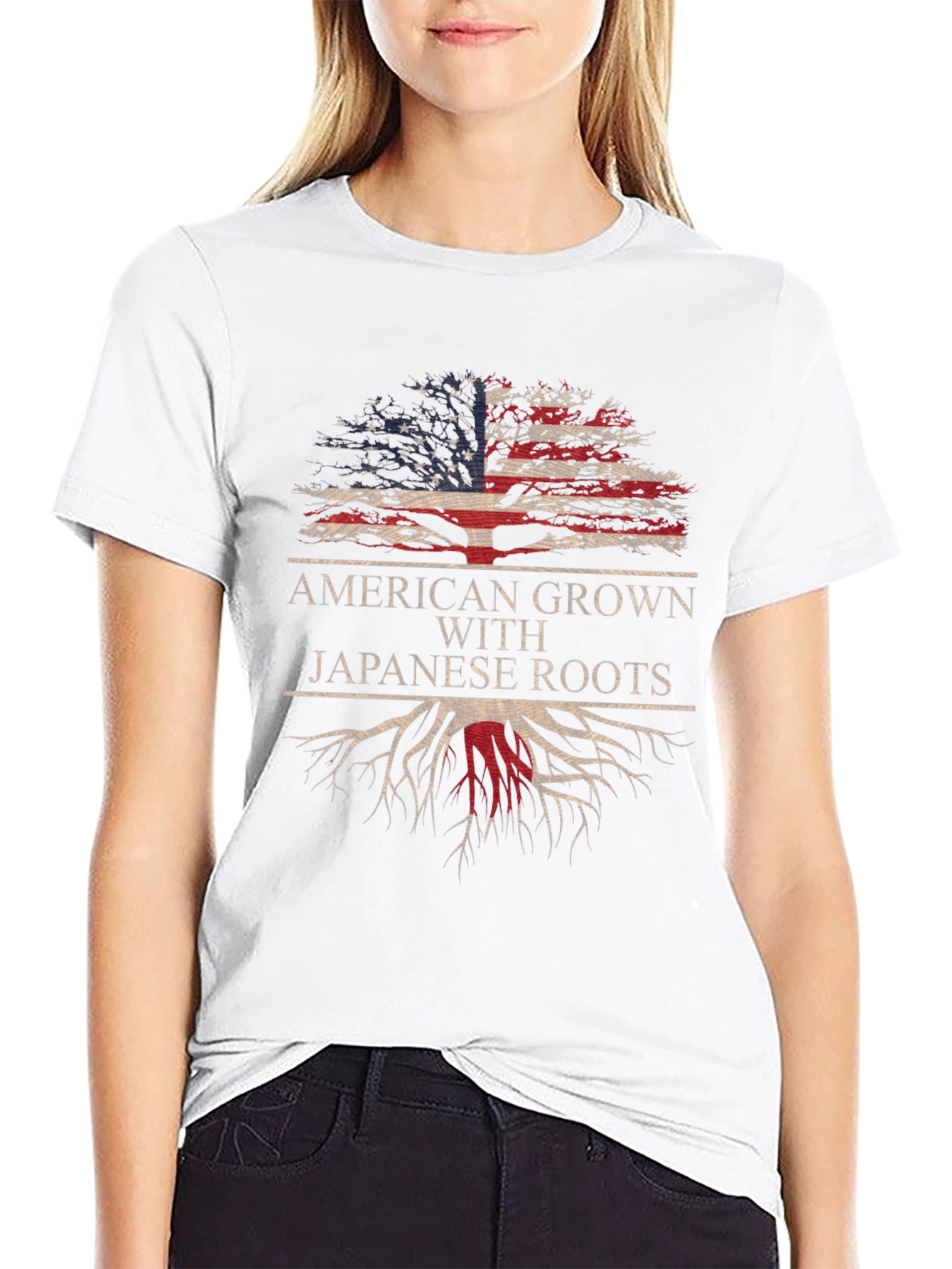 American Grown with Japanese Roots T-Shirt