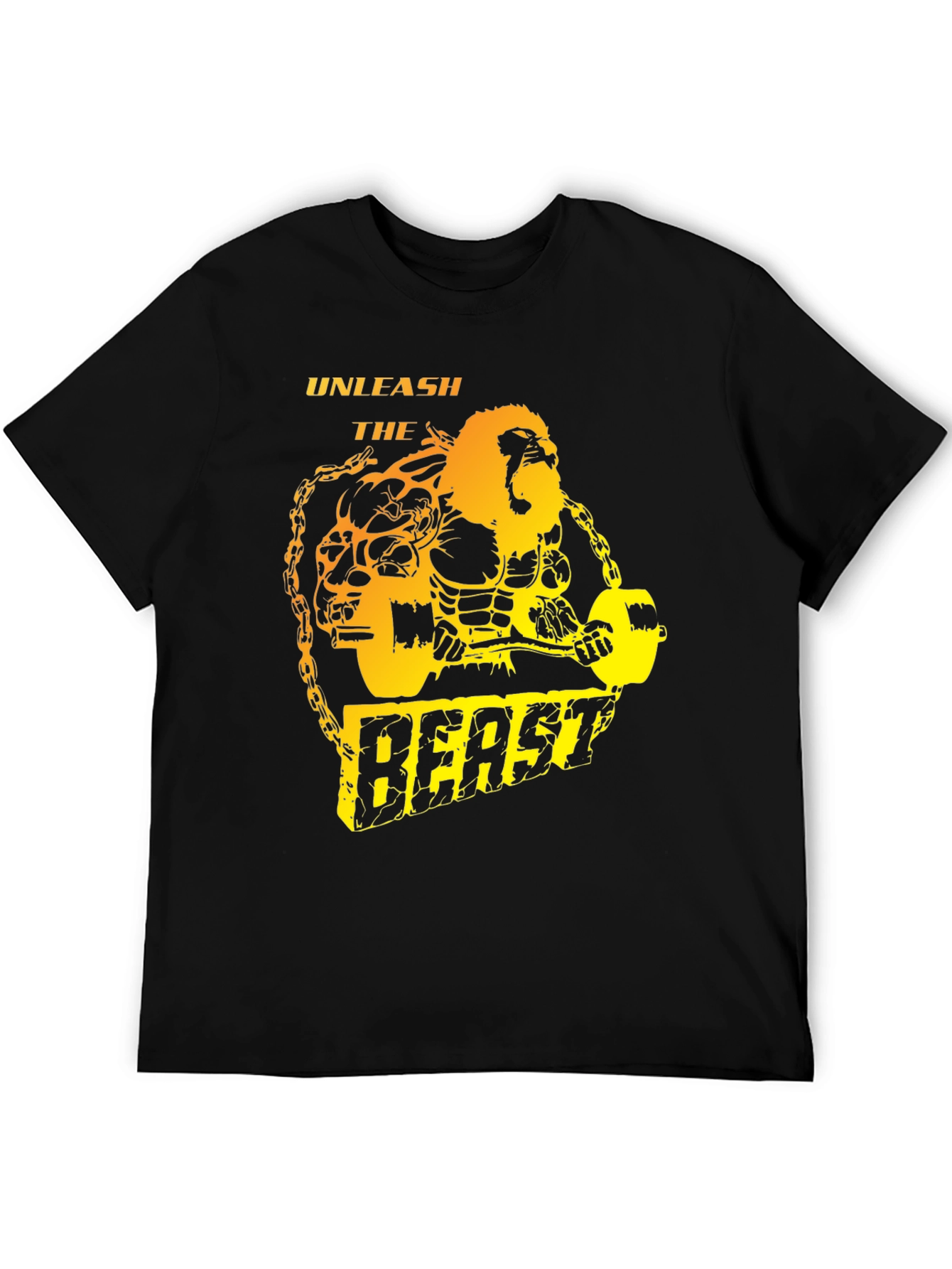 Unleash the Beast Graphic T-Shirt - Gym Wear