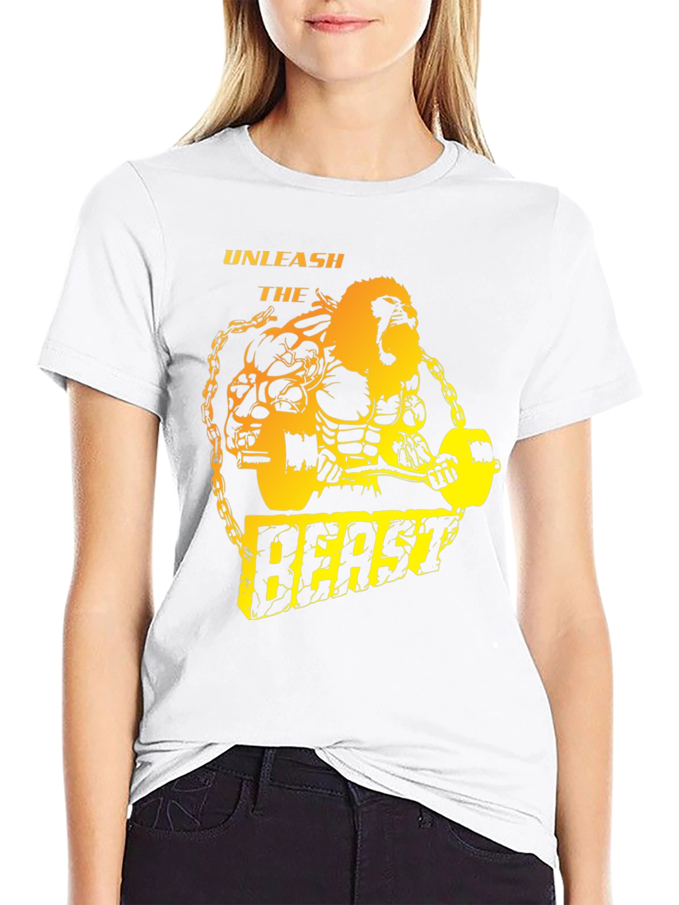 Unleash the Beast Graphic T-Shirt - Gym Wear