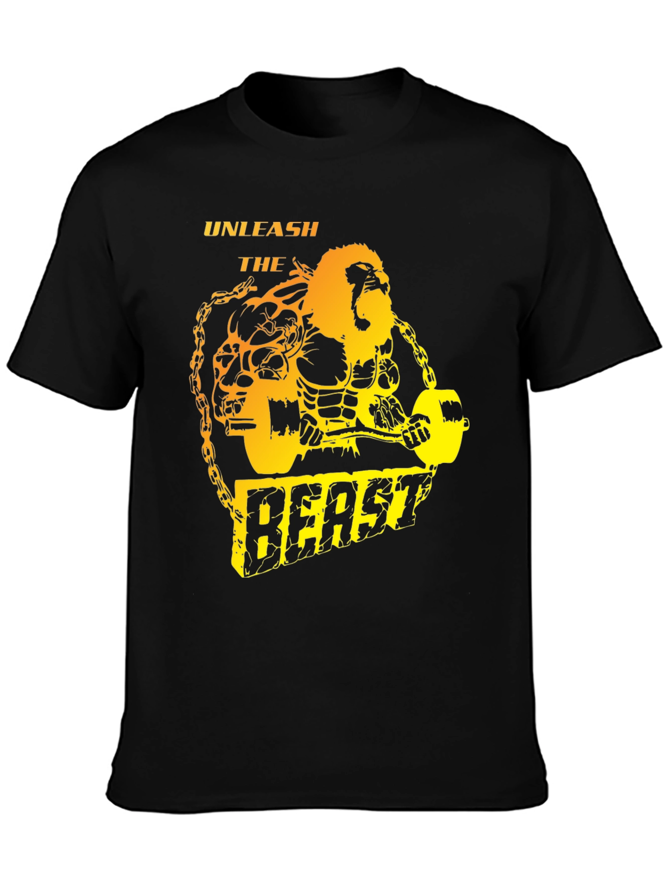 Unleash the Beast Graphic T-Shirt - Gym Wear