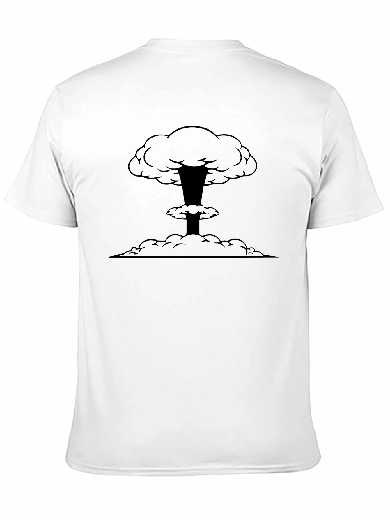 Atomic Cloud Graphic Black T-Shirt