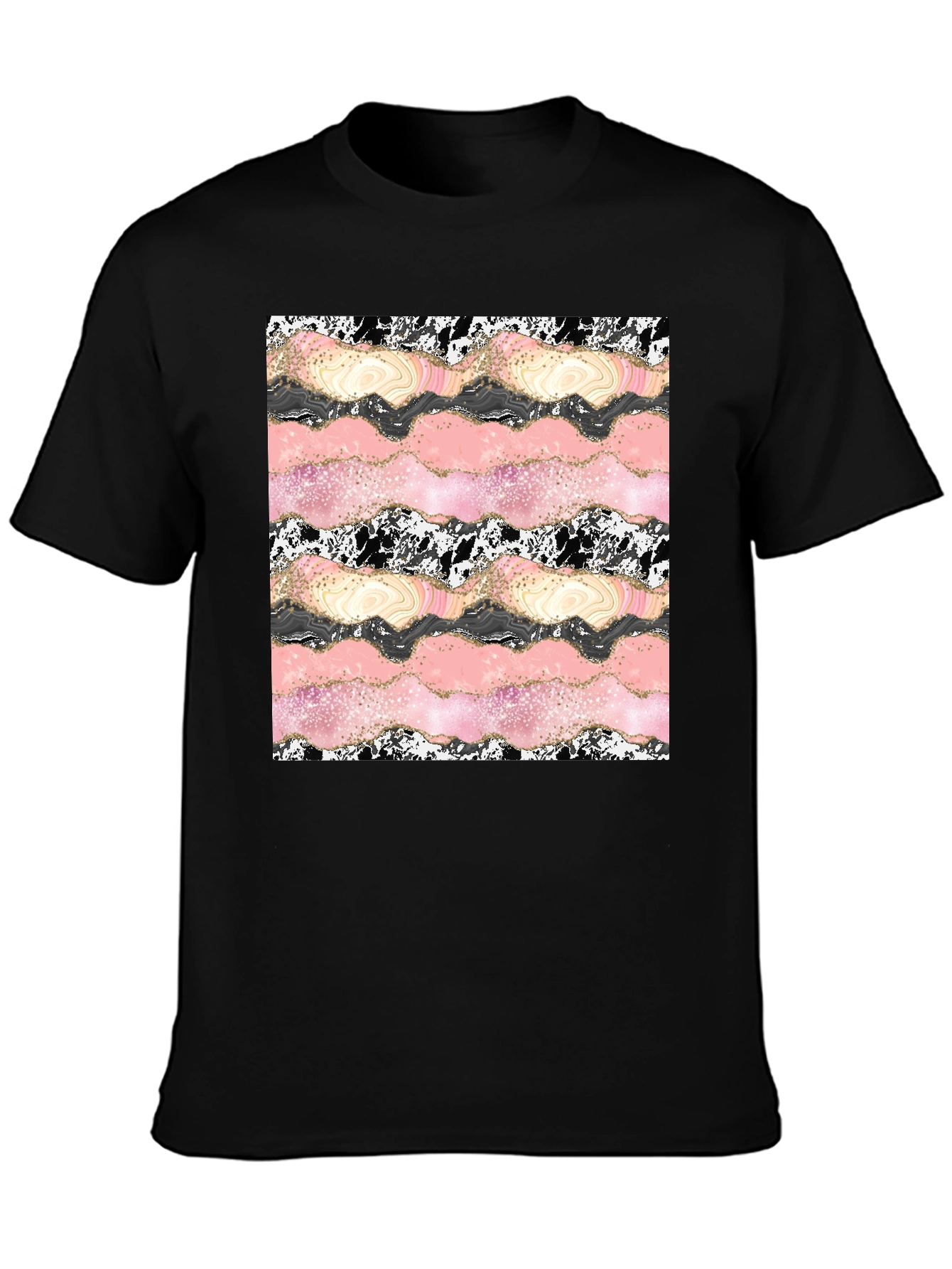 Abstract Agate Slice Graphic Tee